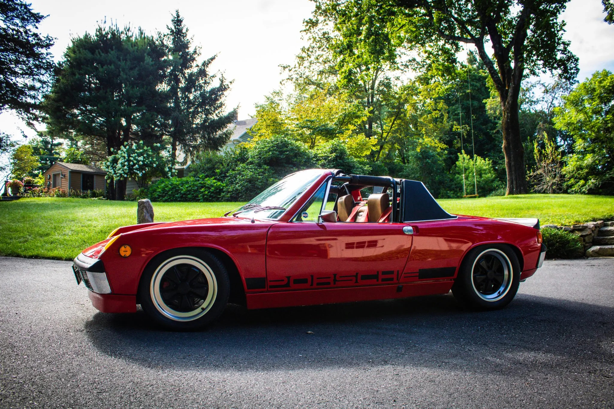 1974 Porsche 914 2.0 Track Car in Phoenix Red