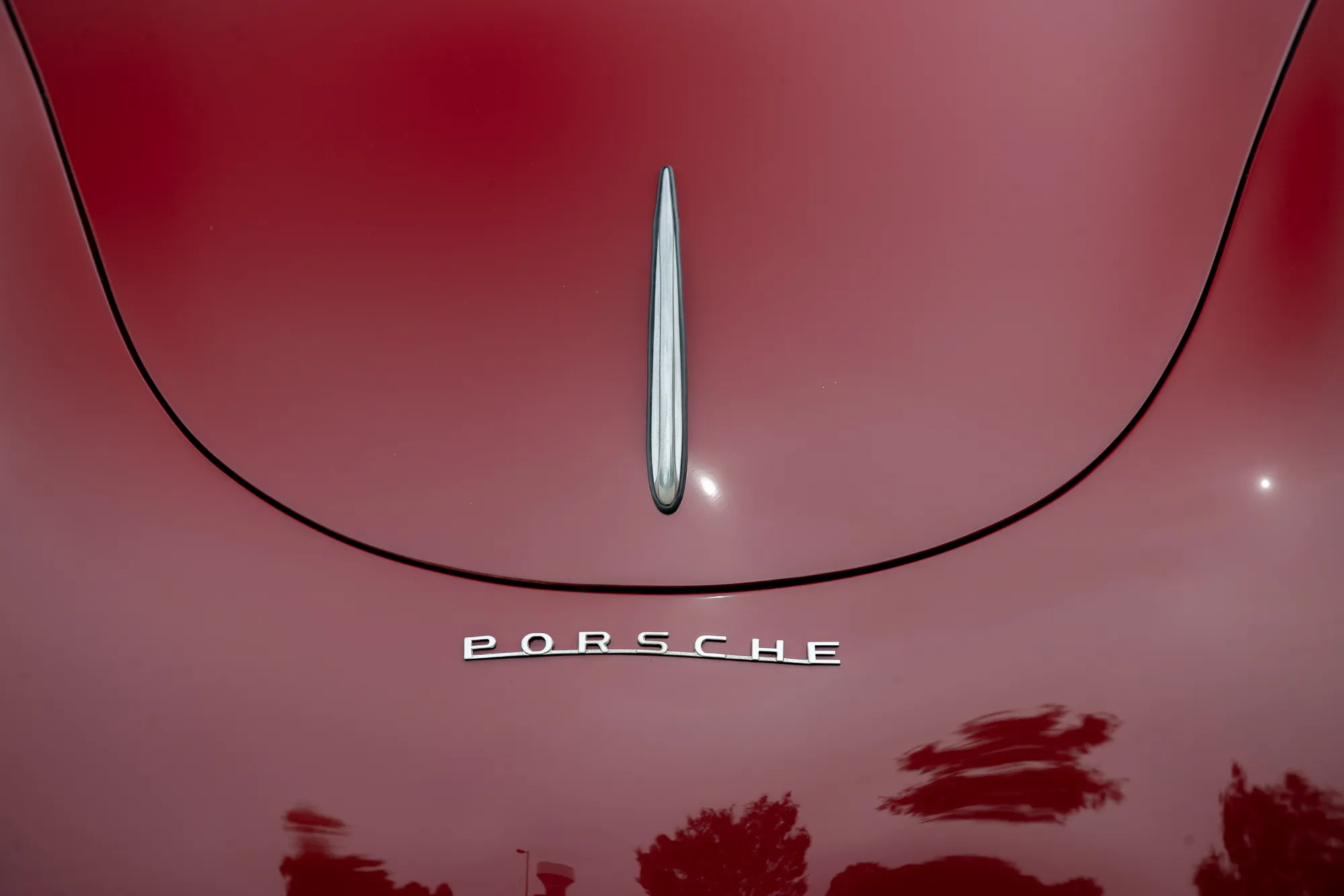 1951 Porsche 356 Pre-A Split-Window Coupe in Maroon