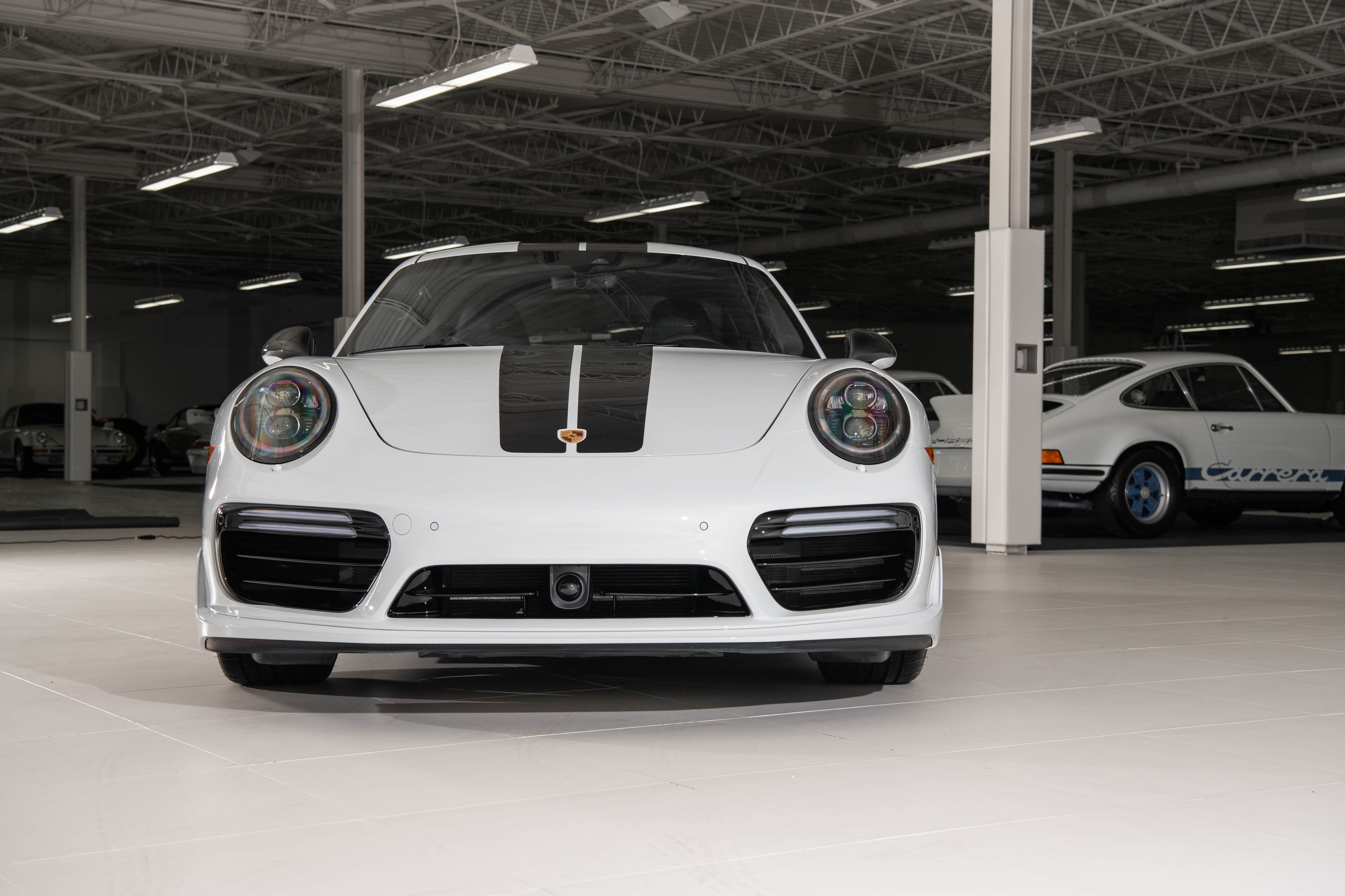 2018 Porsche 911 Turbo S Exclusive Series Coupe in Carrara White Metallic