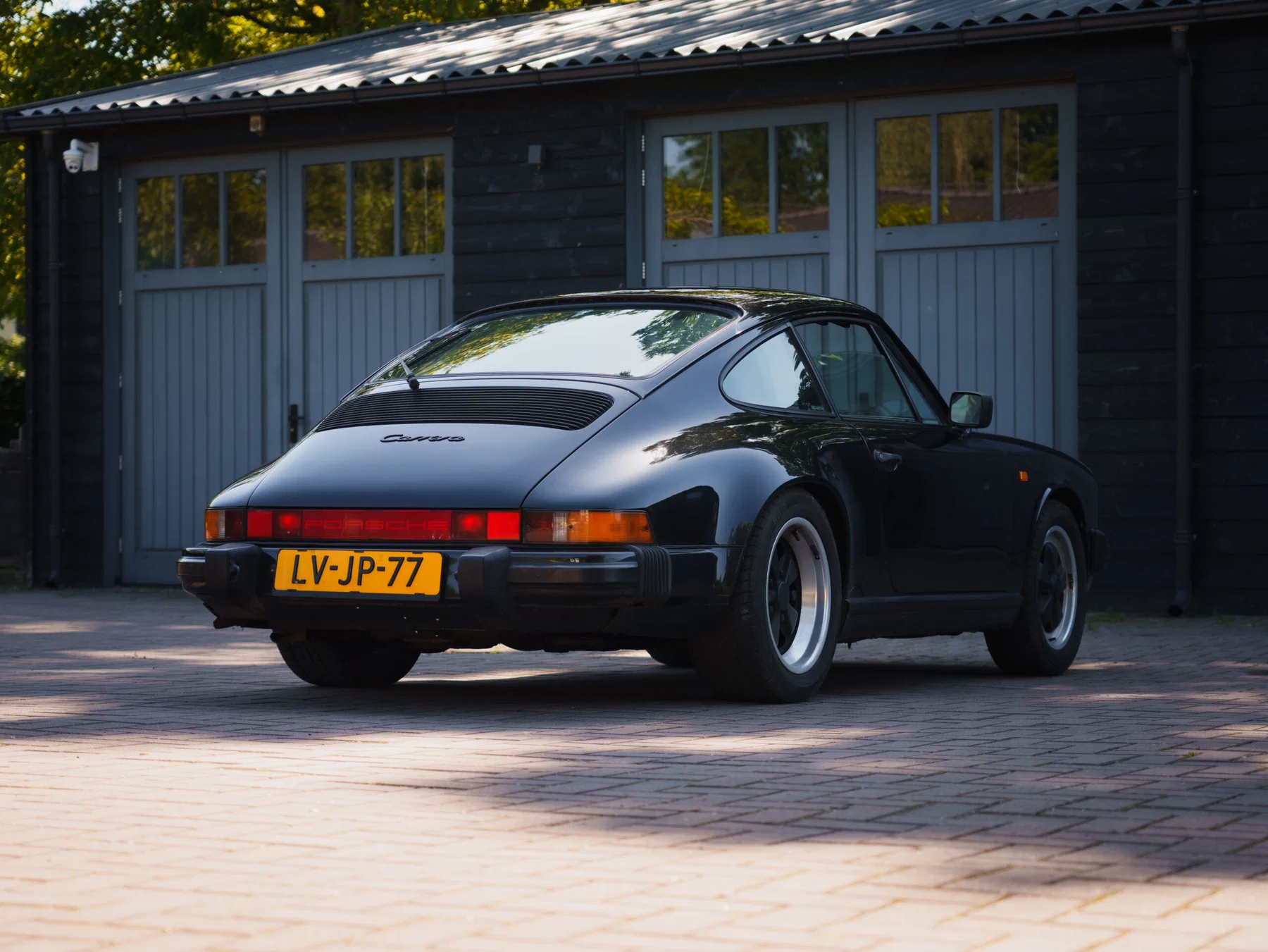 1988 Porsche 911 Carrera 3.2 In Satin Black Metallic