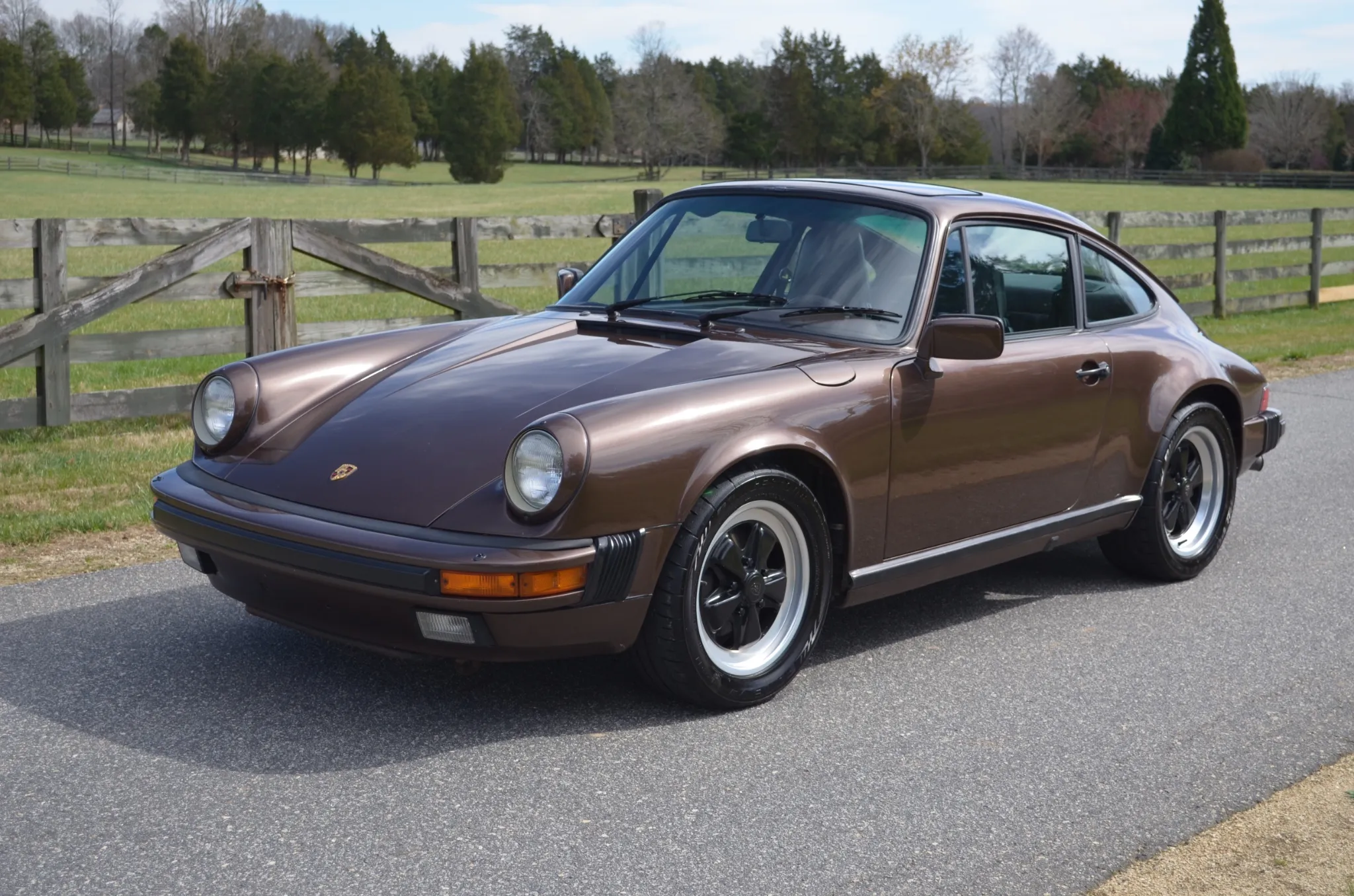 1985 Porsche 911 Carrera Coupe in Nutmeg Brown Metallic