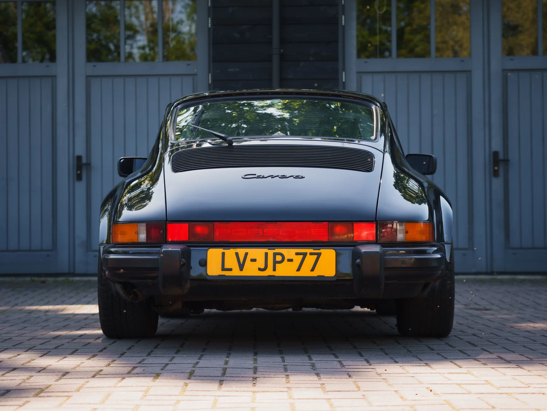 1988 Porsche 911 Carrera 3.2 In Satin Black Metallic