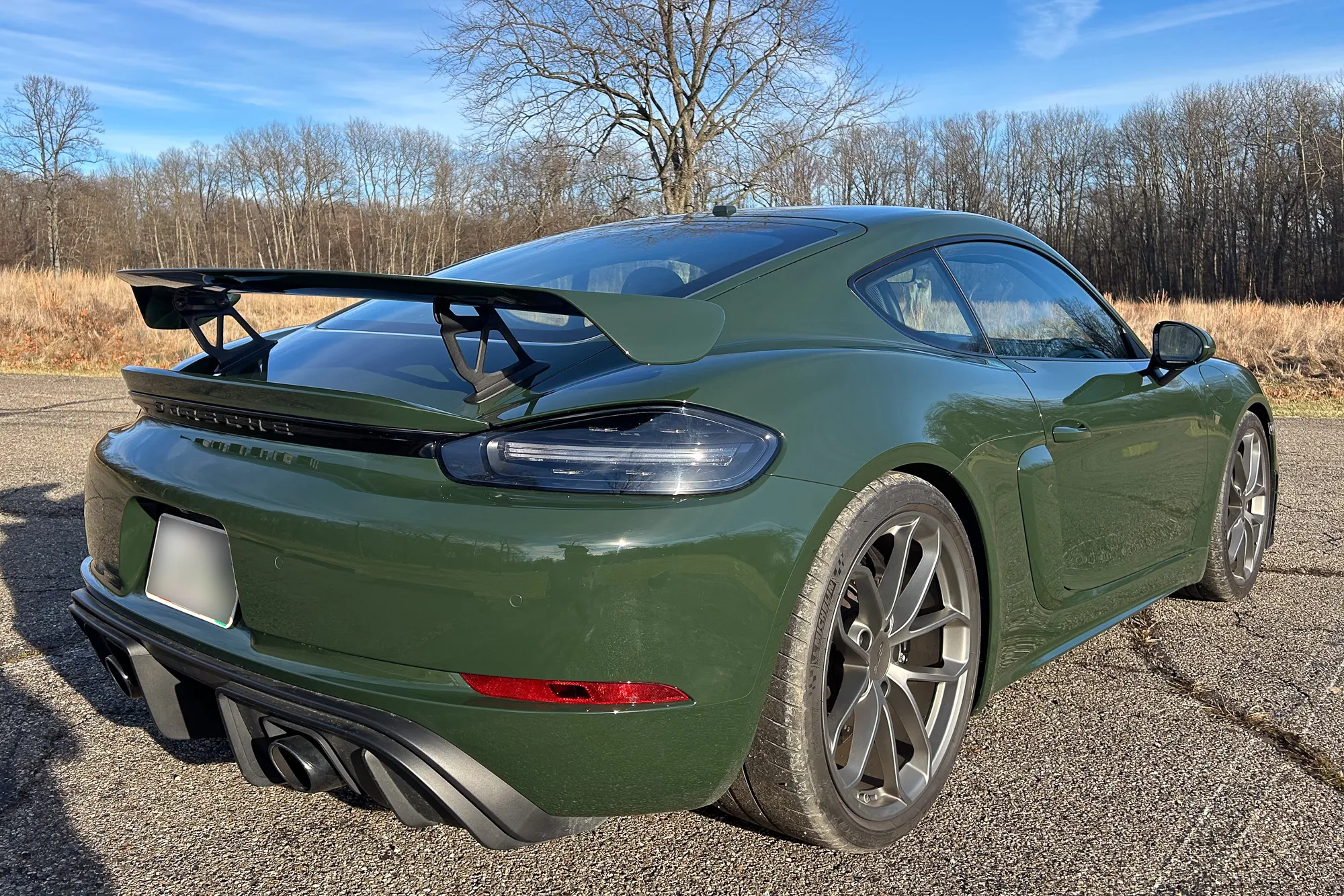 2022 Porsche 718 Cayman GT4 In Underberg Green