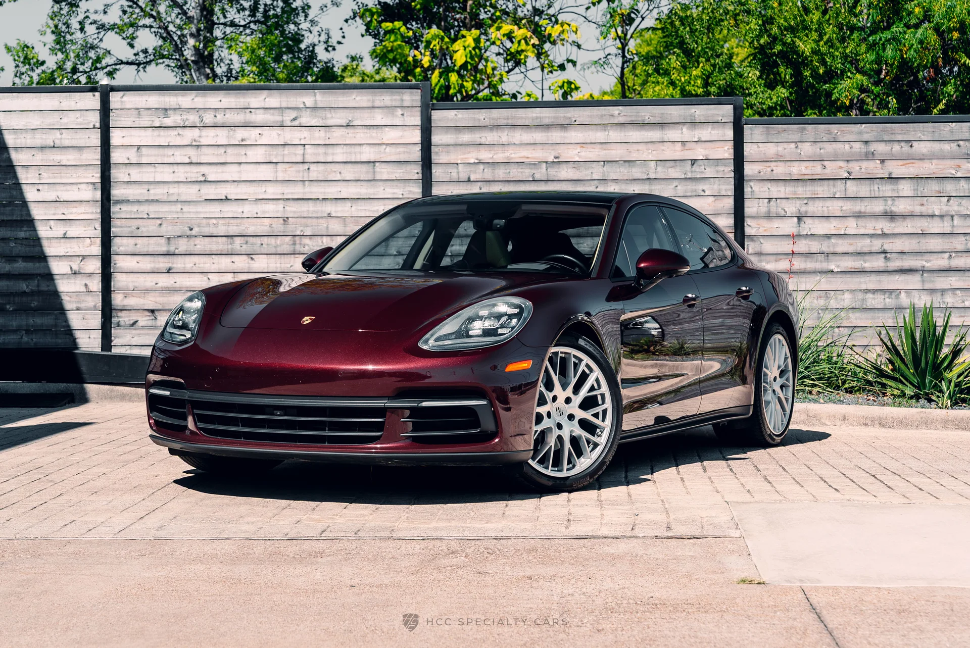 2019 Porsche Panamera in Burgundy Red Metallic 
