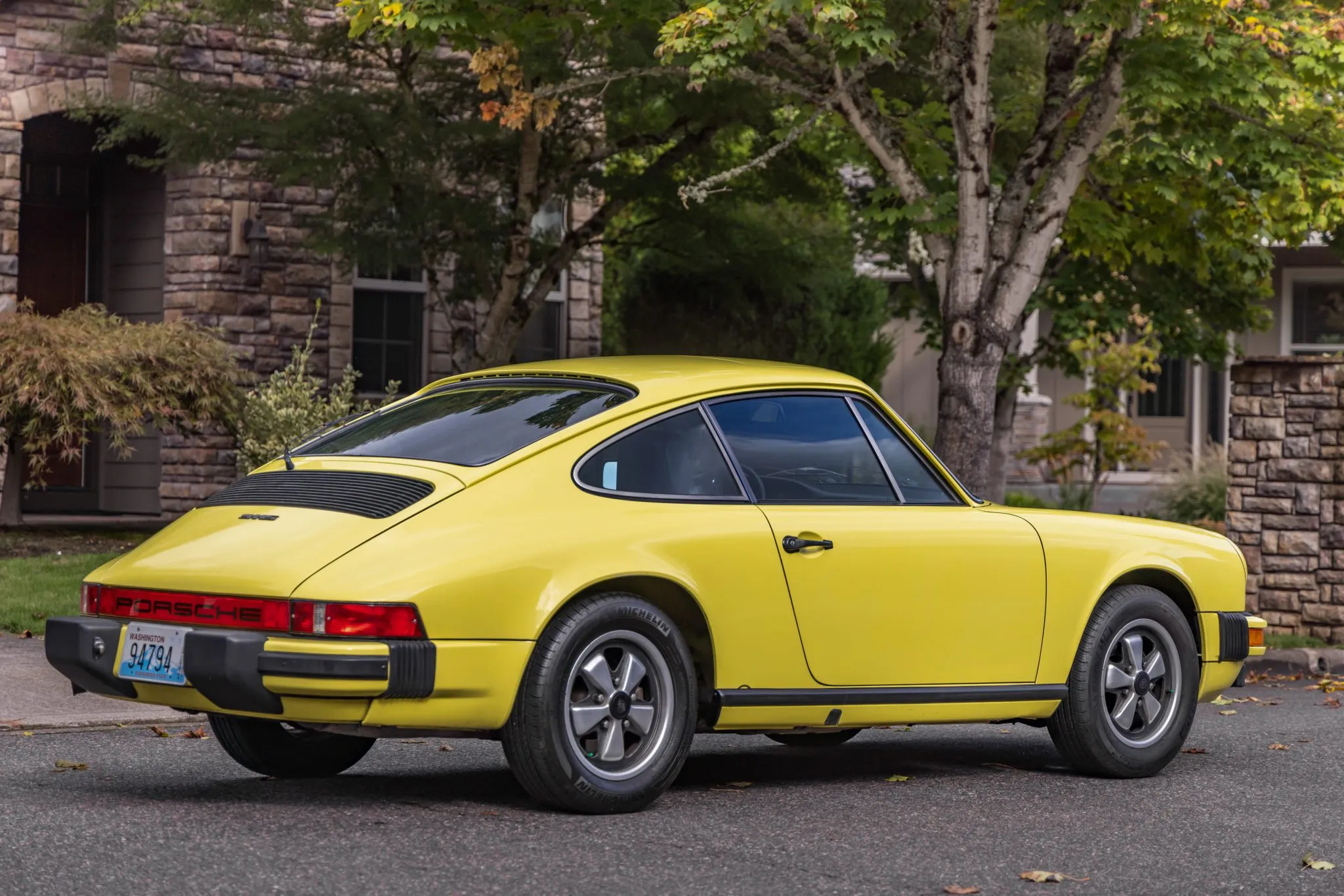 1977 Porsche 911S Coupe in Light Yellow