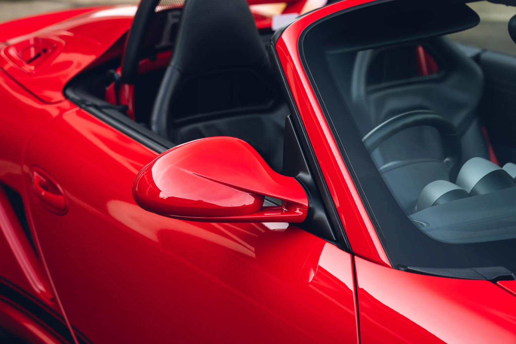 2011 Porsche Boxster Spyder in Guards Red
