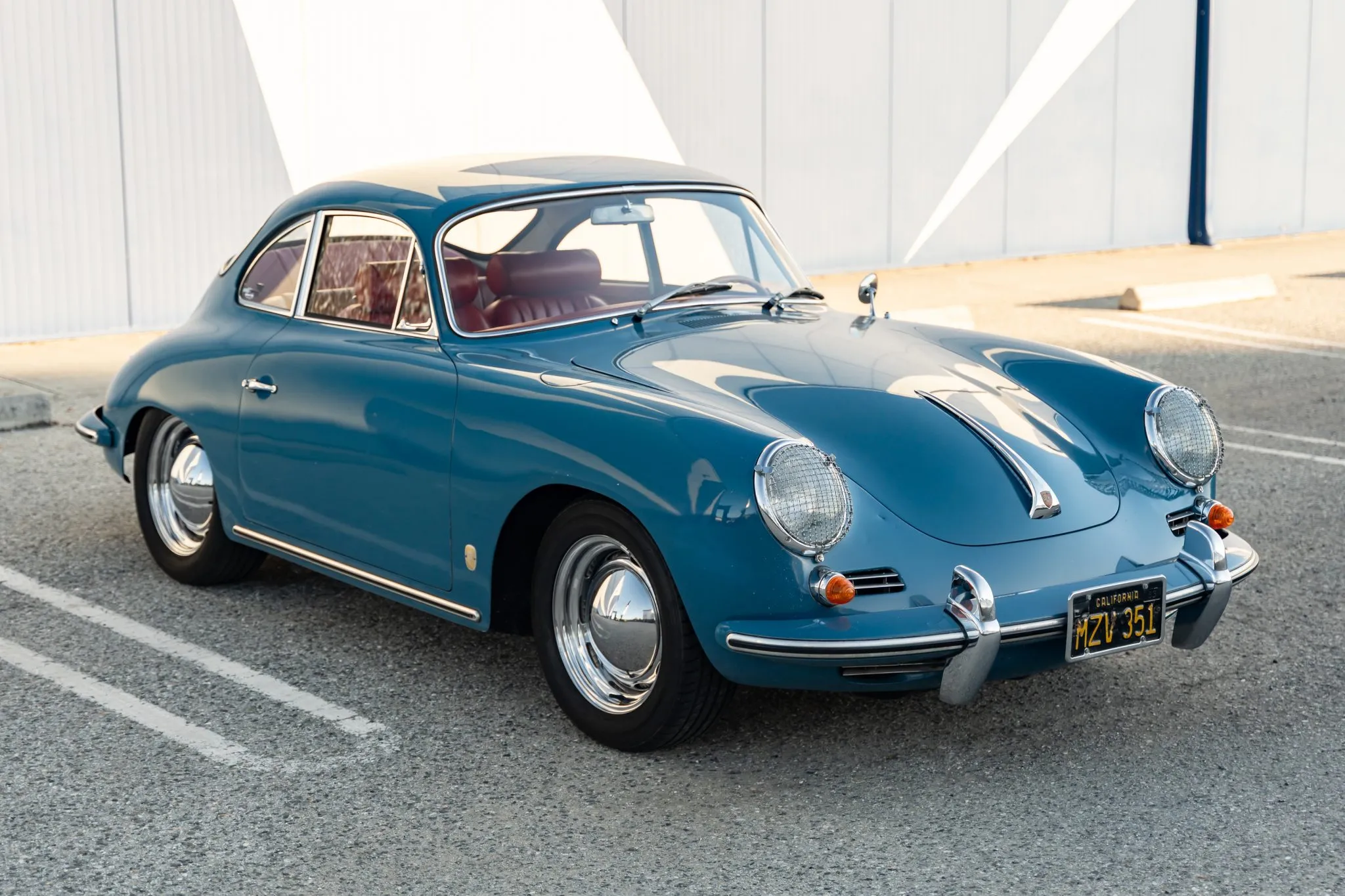 1963 Porsche 356B Coupe in Oslo Blue