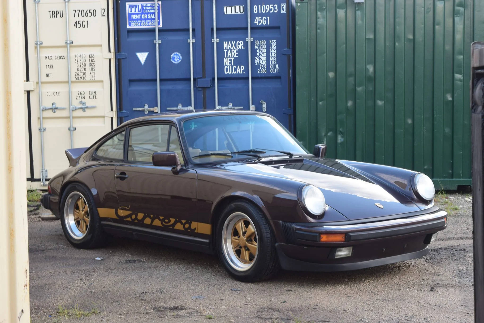 1988 Porsche 911 Carrera Coupe in Espresso Brown Metallic 