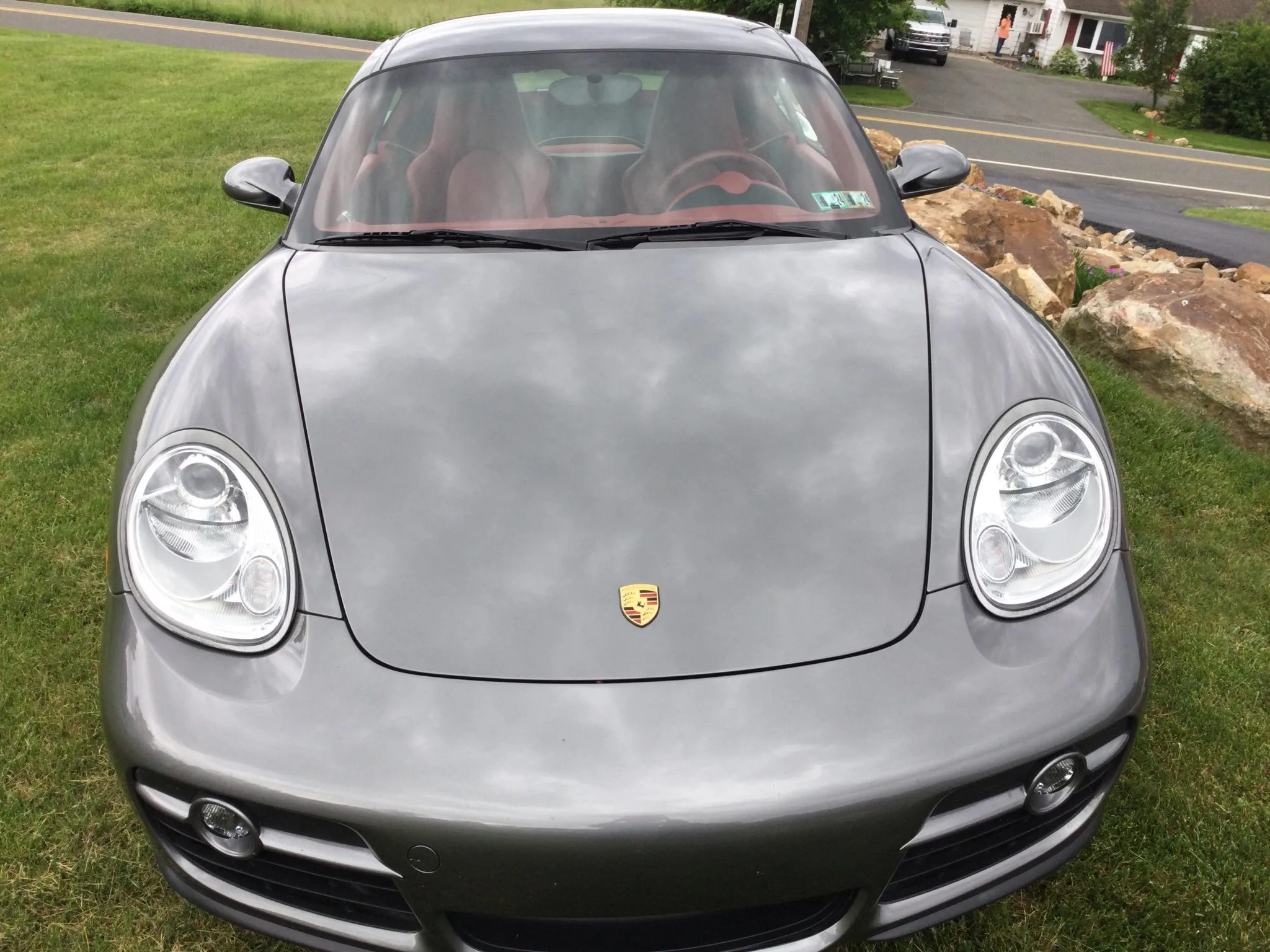 2008 Porsche Cayman in Meteor Grey Metallic