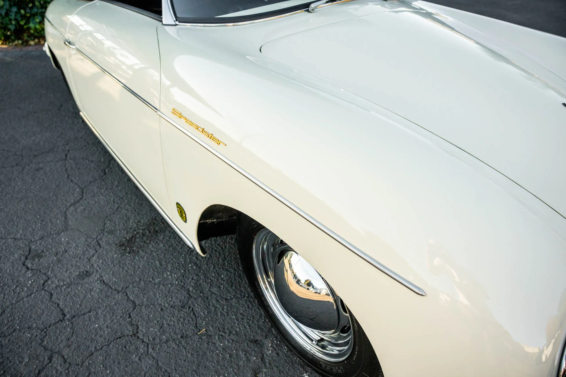 1955 Porsche 356 Pre-A Speedster in Ivory