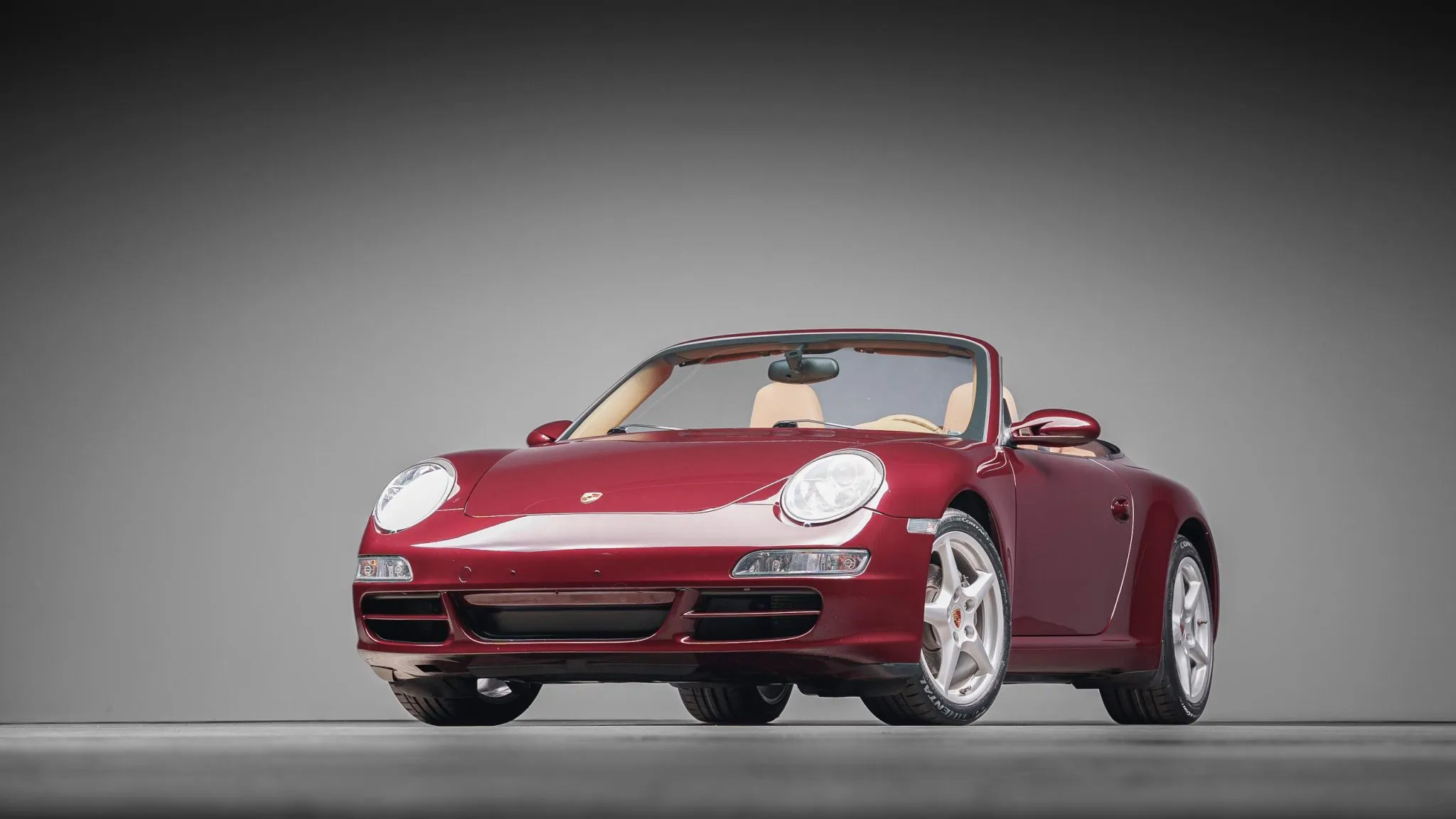 2007 Porsche 911 Carrera Cabriolet in Carmon Red Metallic