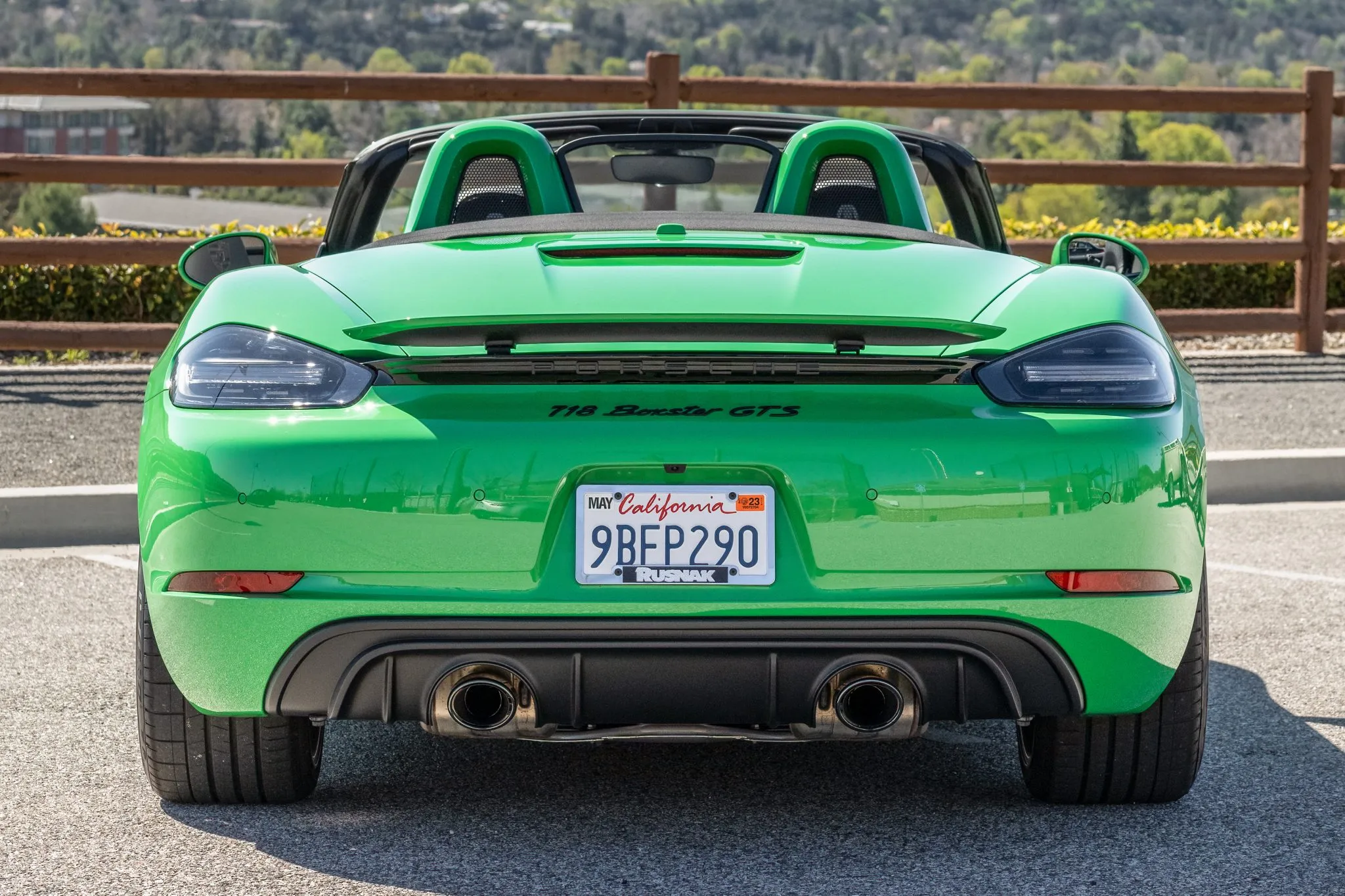 2022 Porsche 718 Boxster GTS 4.0 in Python Green