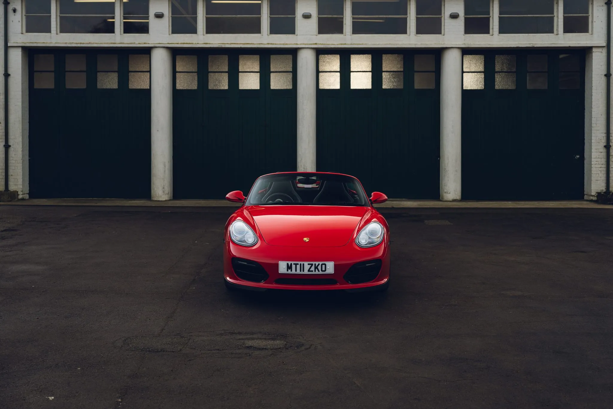 2011 Porsche Boxster Spyder in Guards Red