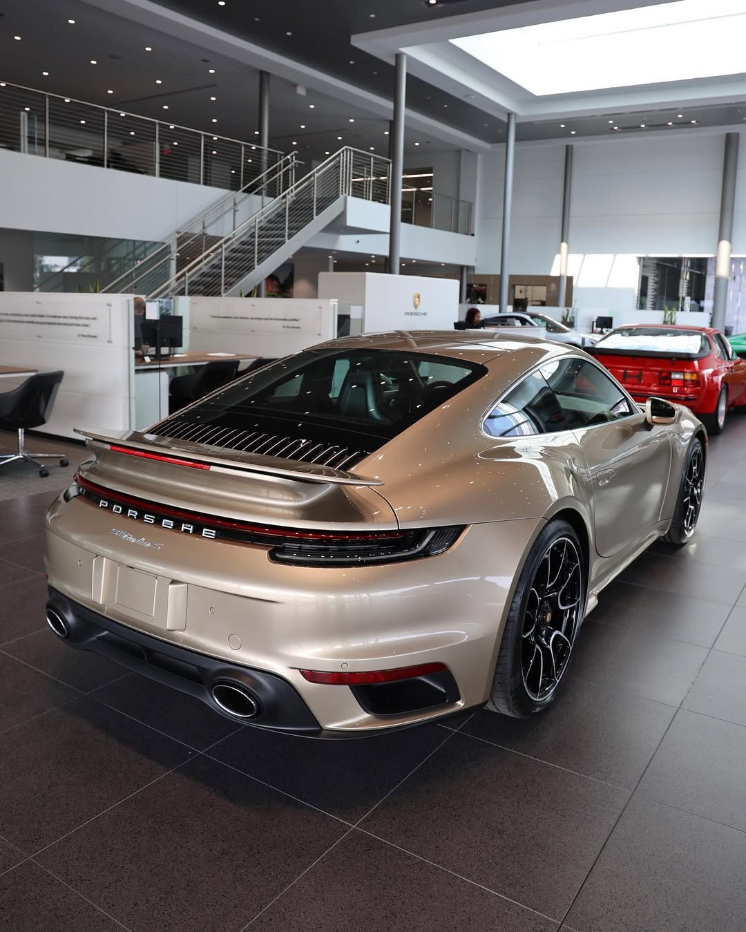 2023 Porsche 911 Turbo S in Gold Bronze Metallic