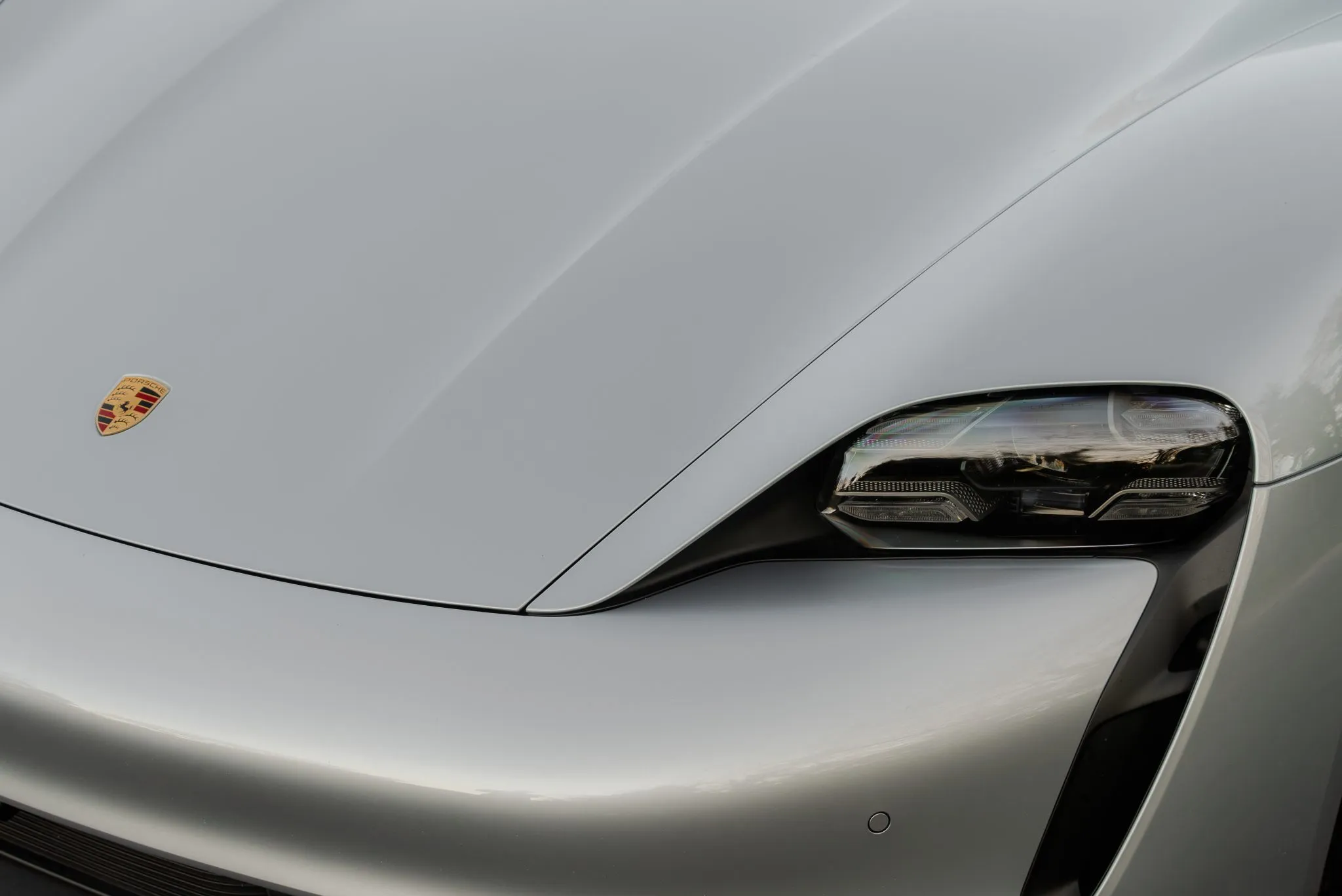 2020 Porsche Taycan Turbo in Dolomite Silver Metallic