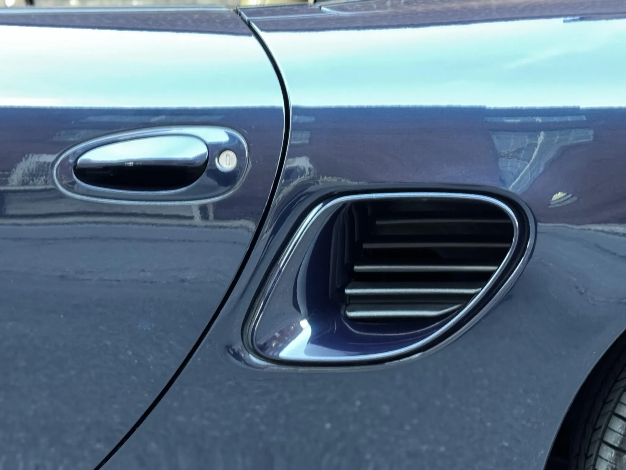 2000 Porsche Boxster in Ocean Blue Metallic