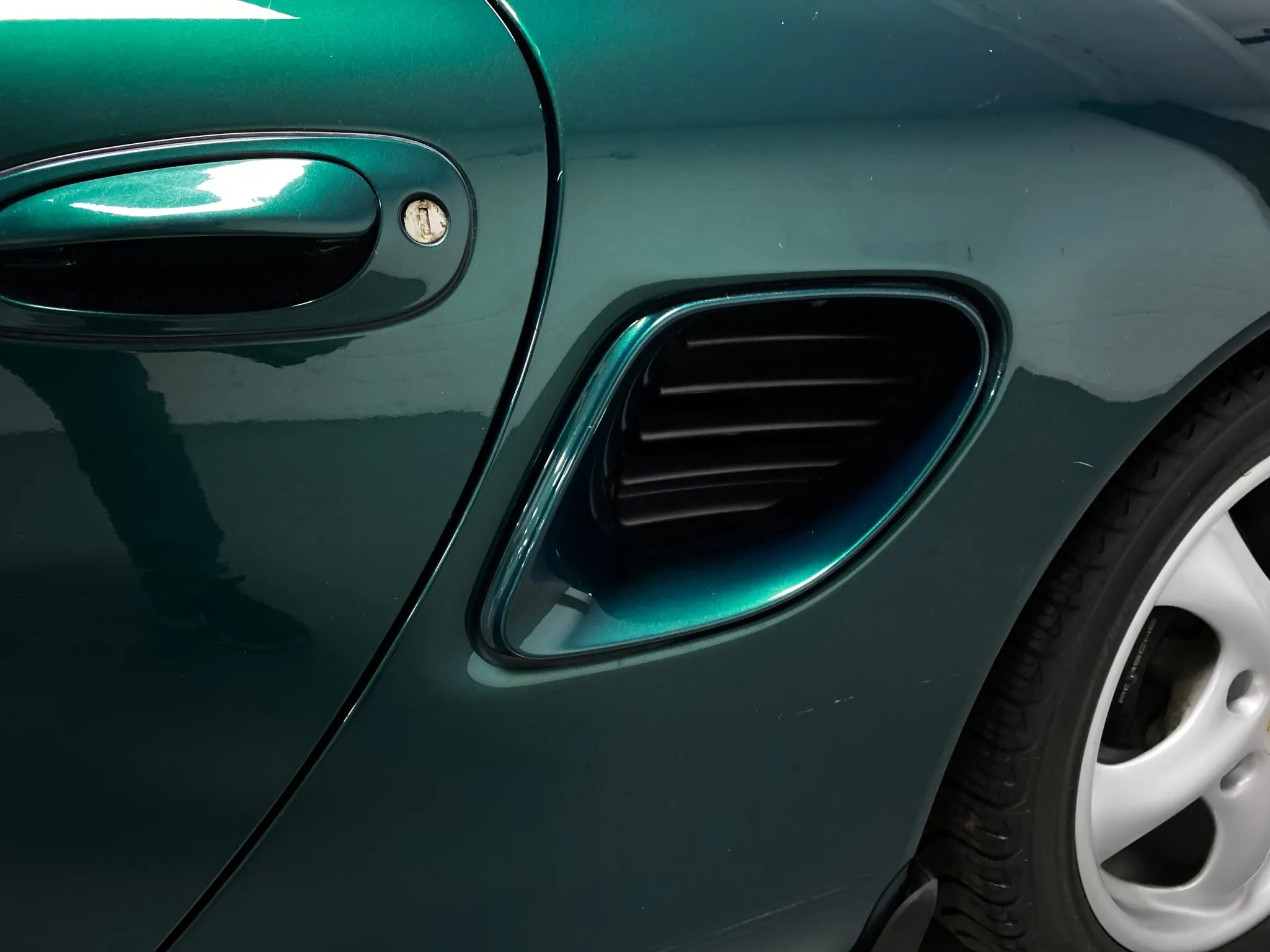 2000 Porsche Boxster in Rainforest Green Metallic