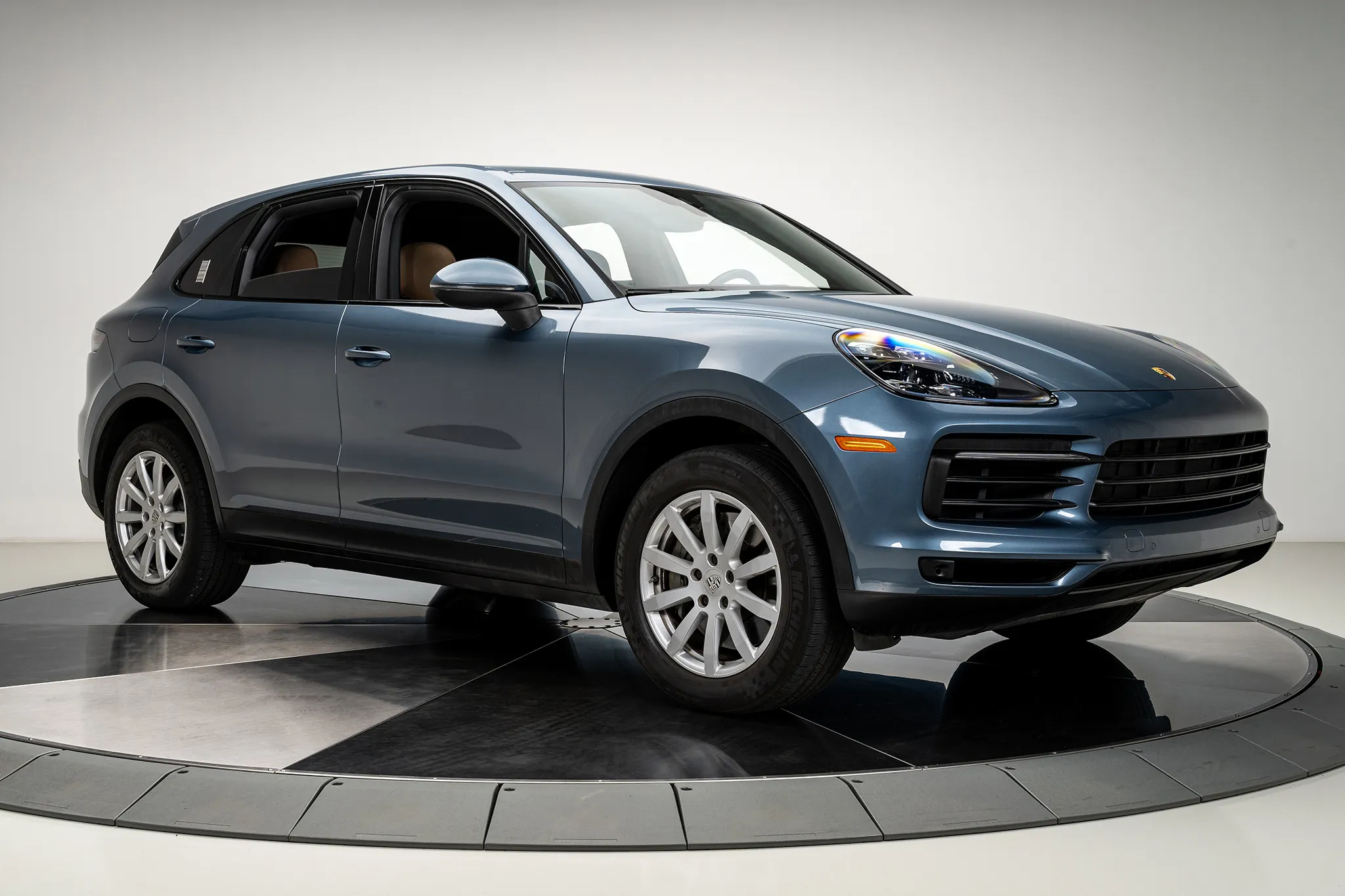 2019 Porsche Cayenne S in Biscay Blue Metallic