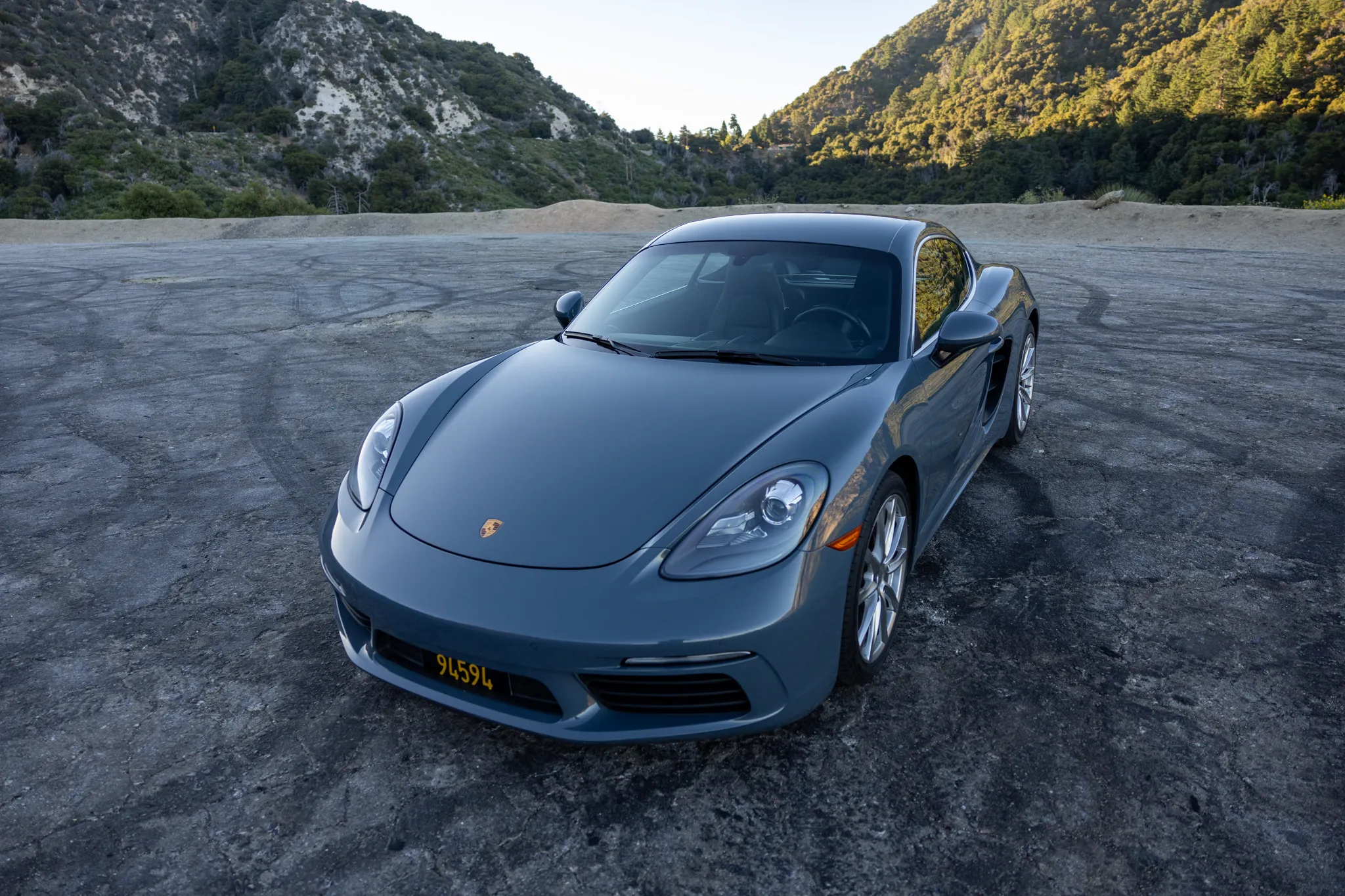2017 Porsche 718 Cayman in Graphite Blue Metallic