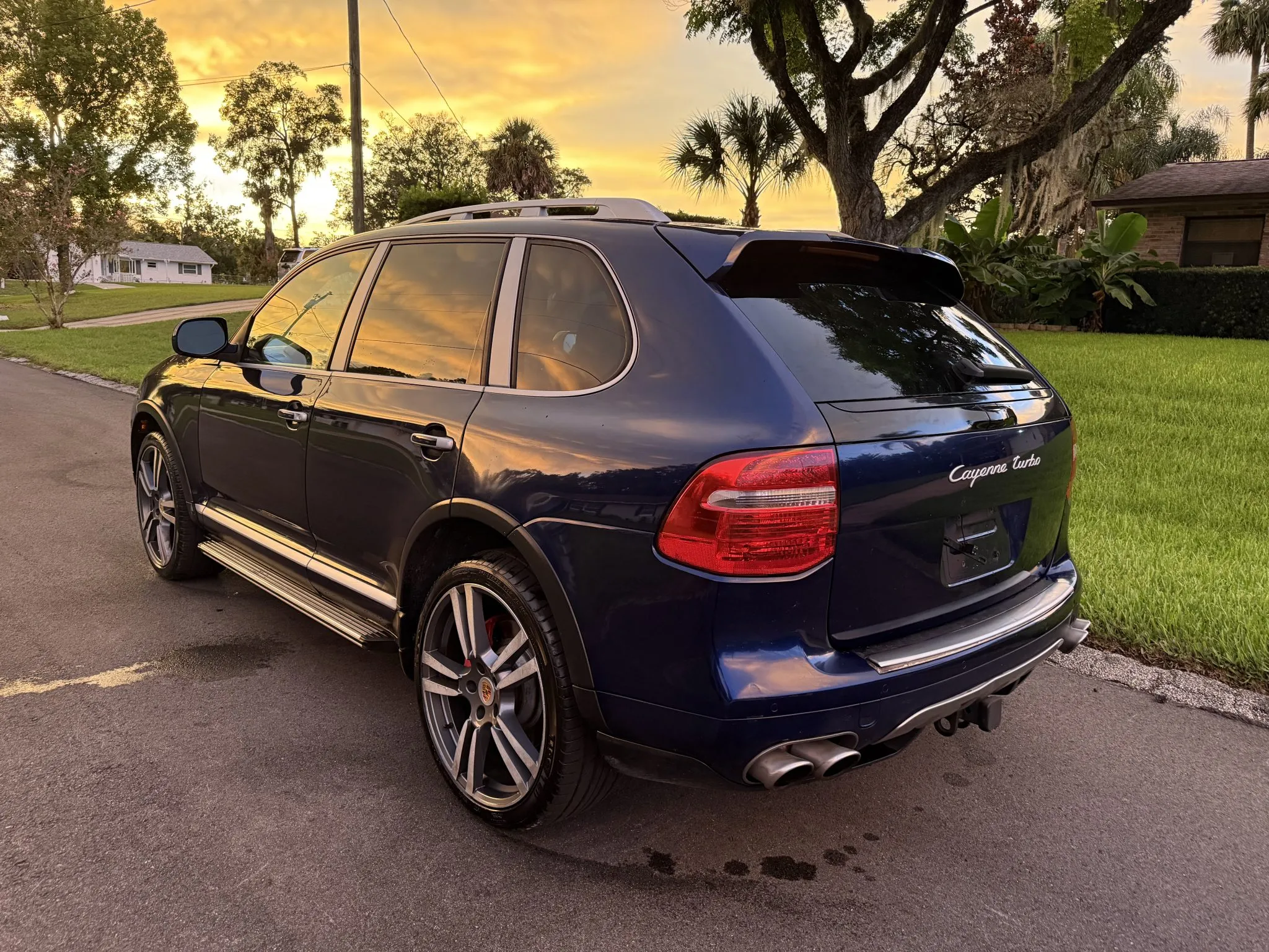 2008 Porsche Cayenne Turbo in Marine Blue Metallic