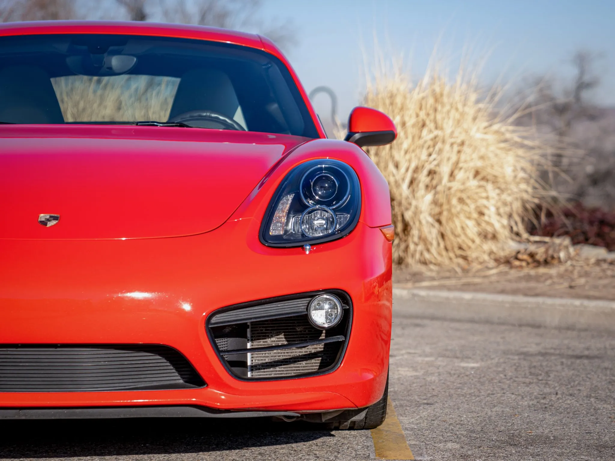 2015 Porsche Cayman S in Guards Red