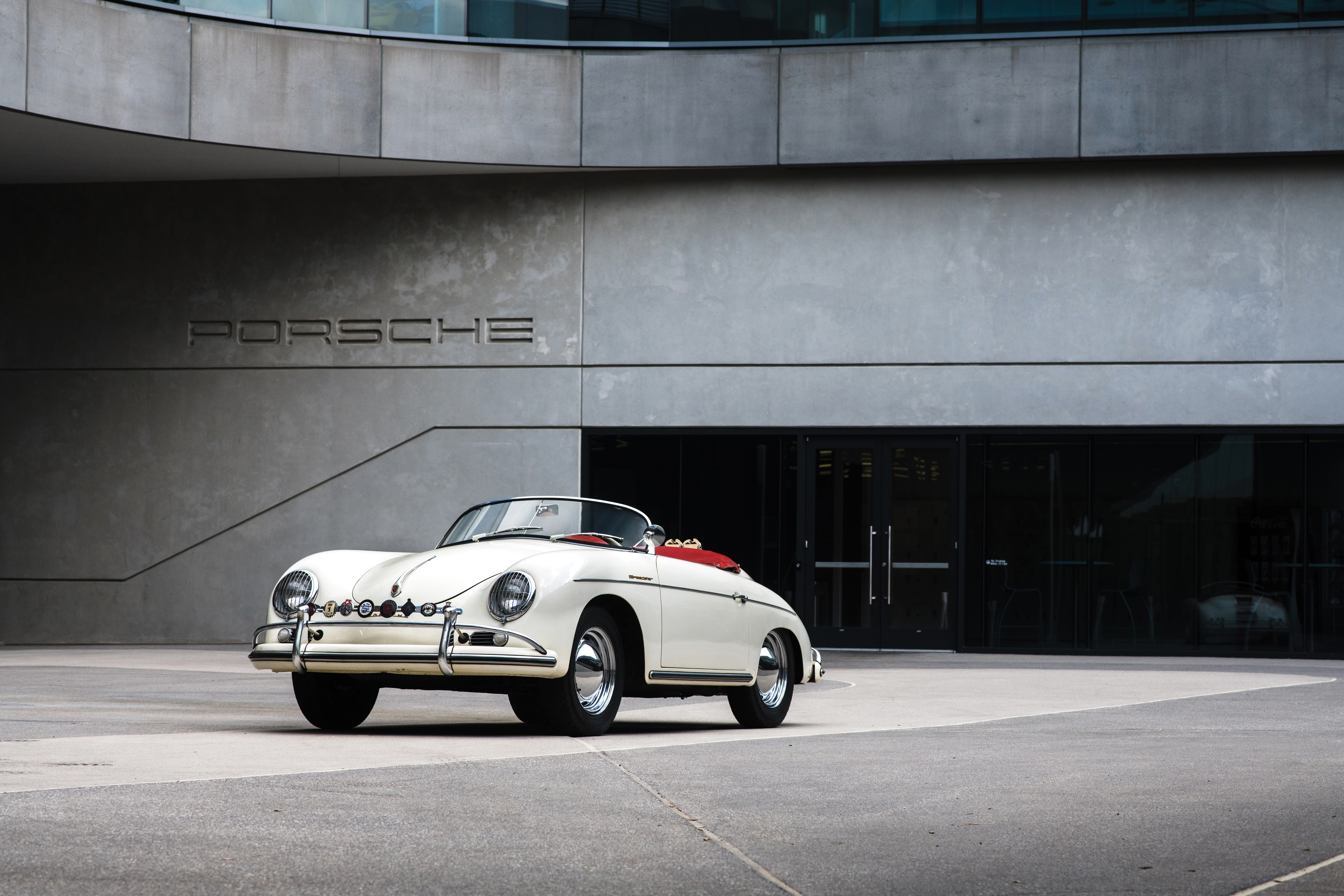 1956 Porsche 356 A 1600 Super Speedster by Reutter in Glacier White