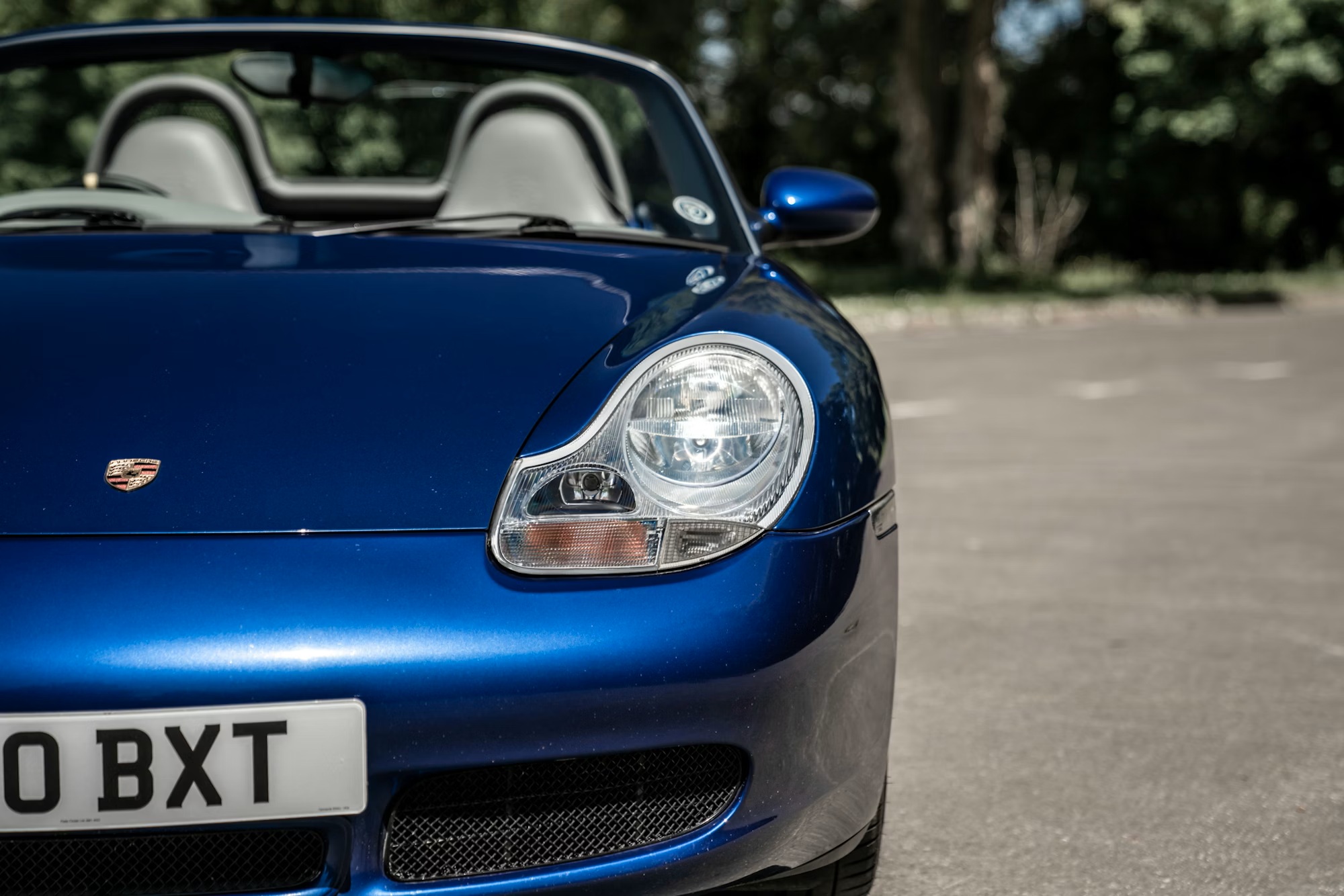 2002 Porsche Boxster S in Cobalt Blue Metallic