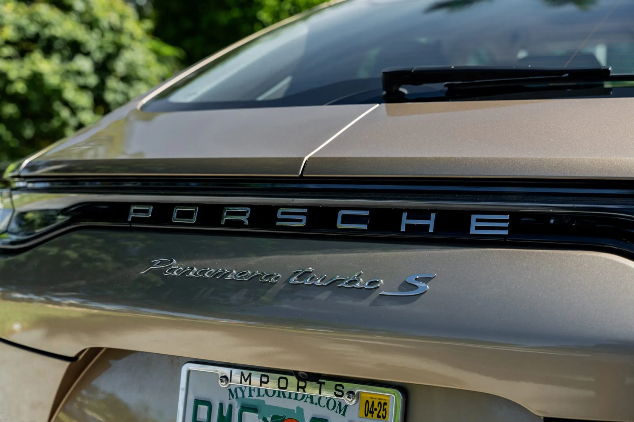 2023 Porsche Panamera Turbo S in Gold Bronze Metallic