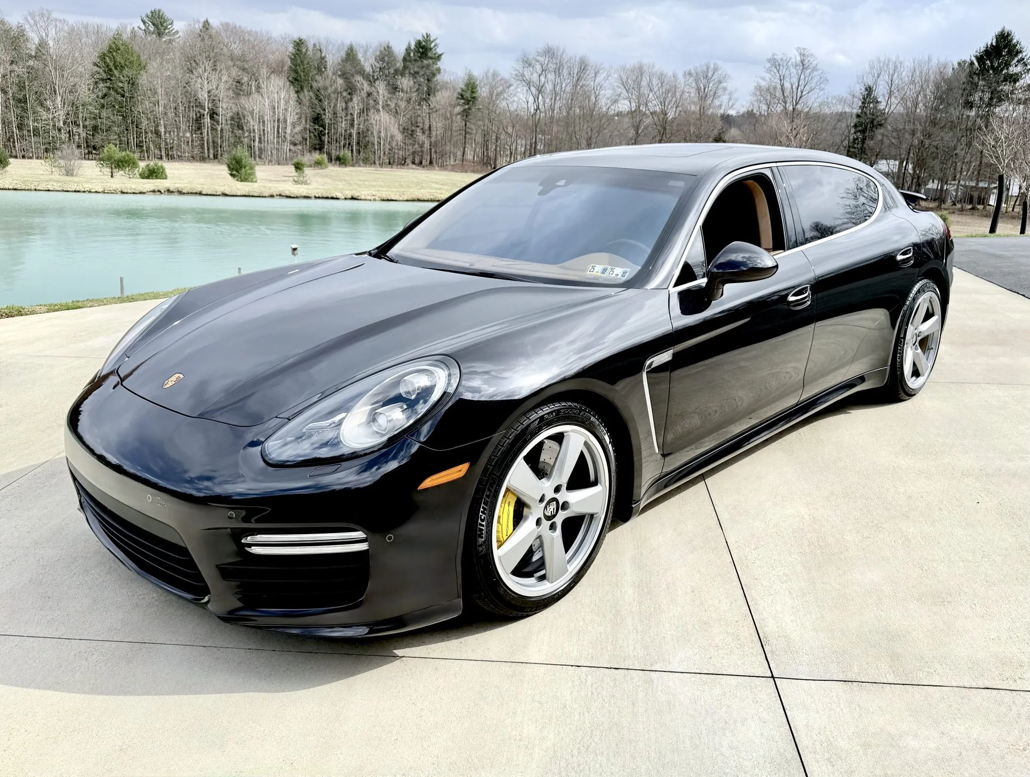 2014 Porsche Panamera Turbo S Executive in Basalt Black Metallic