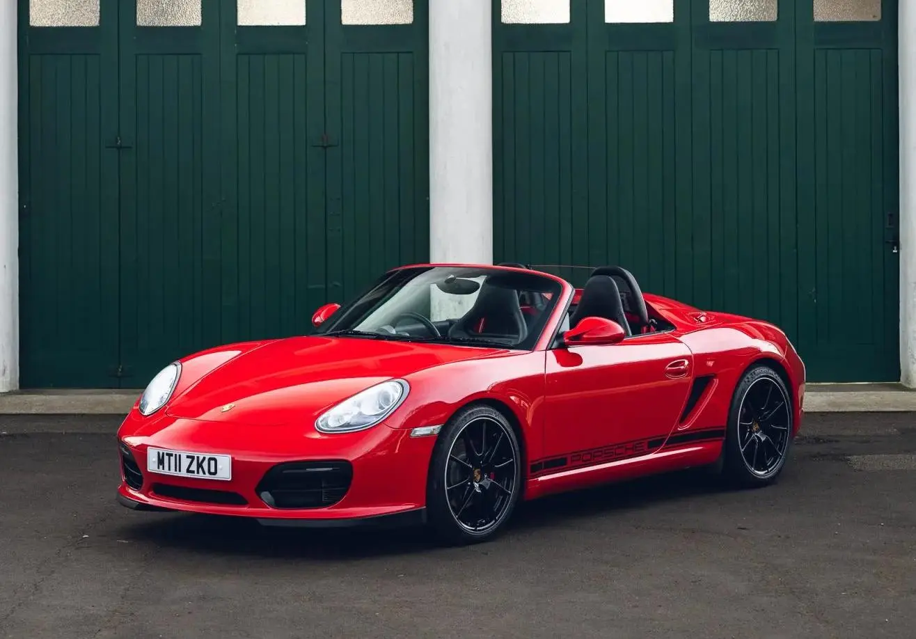 2011 Porsche Boxster Spyder in Guards Red