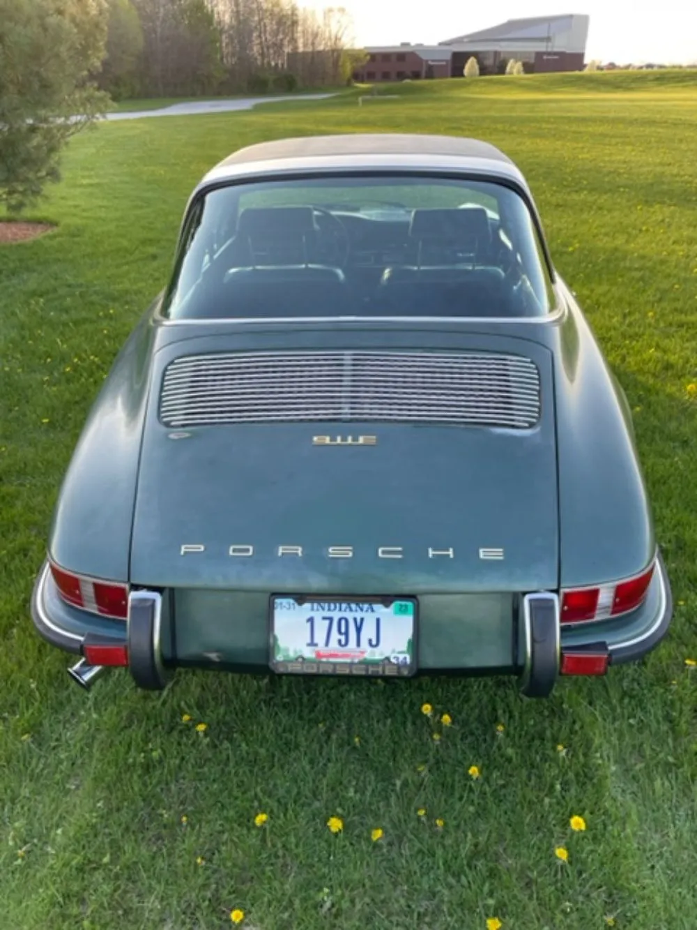 1969 Porsche 911E Targa in Metallic Dark Green
