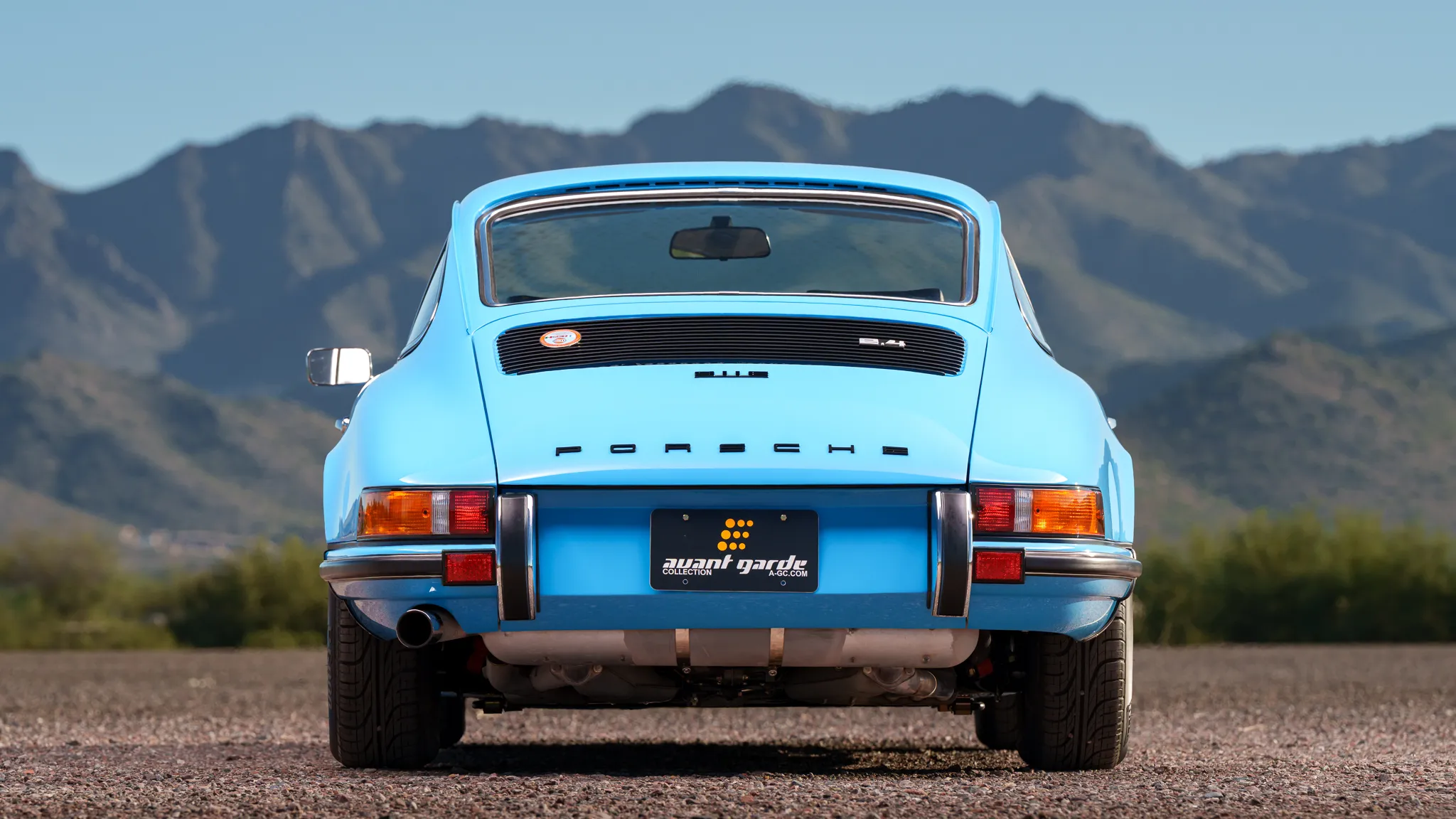 1973 Porsche 911E Coupe in Pastel Blue
