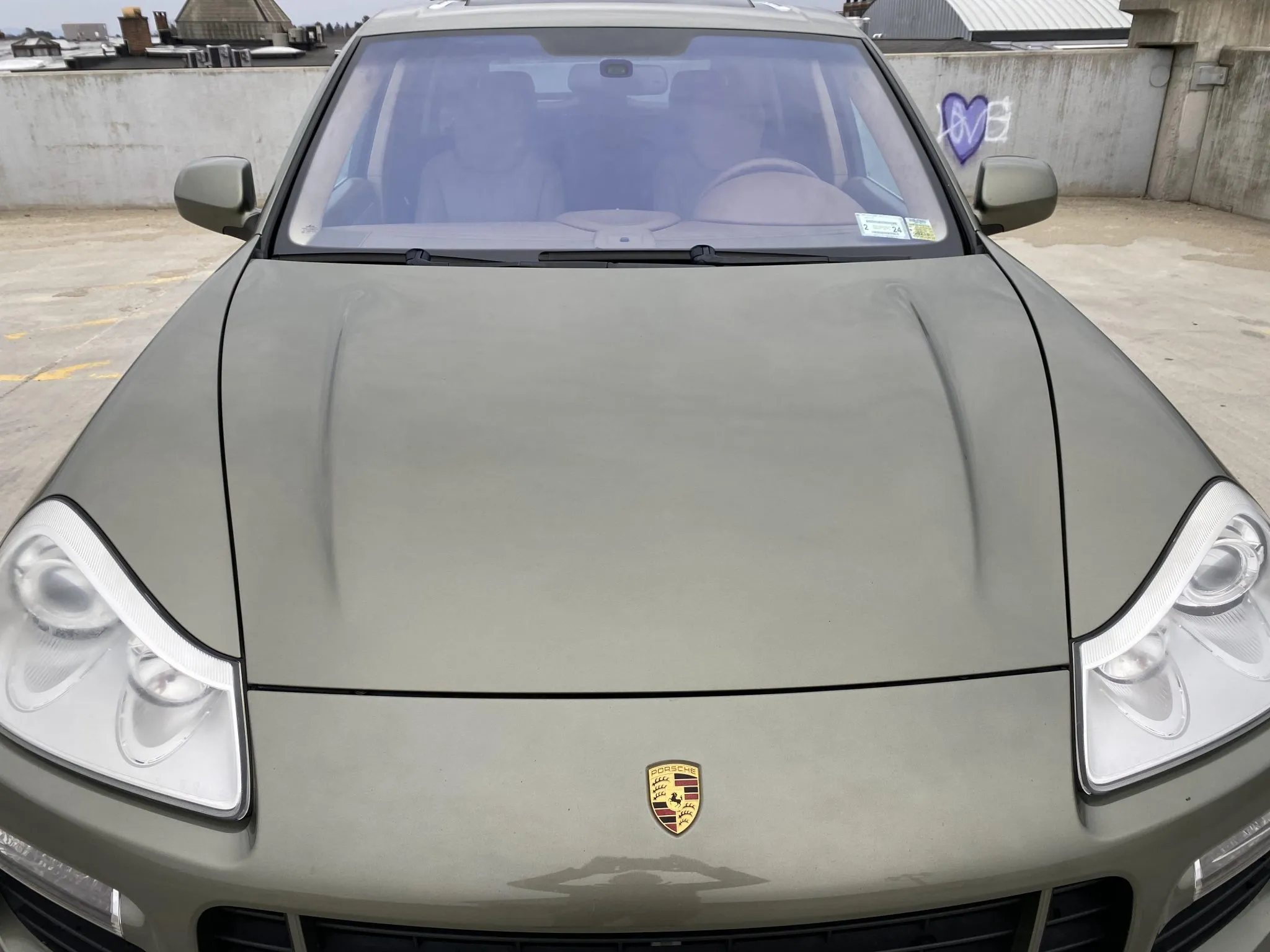 2008 Porsche Cayenne Turbo in Olive Green Metallic