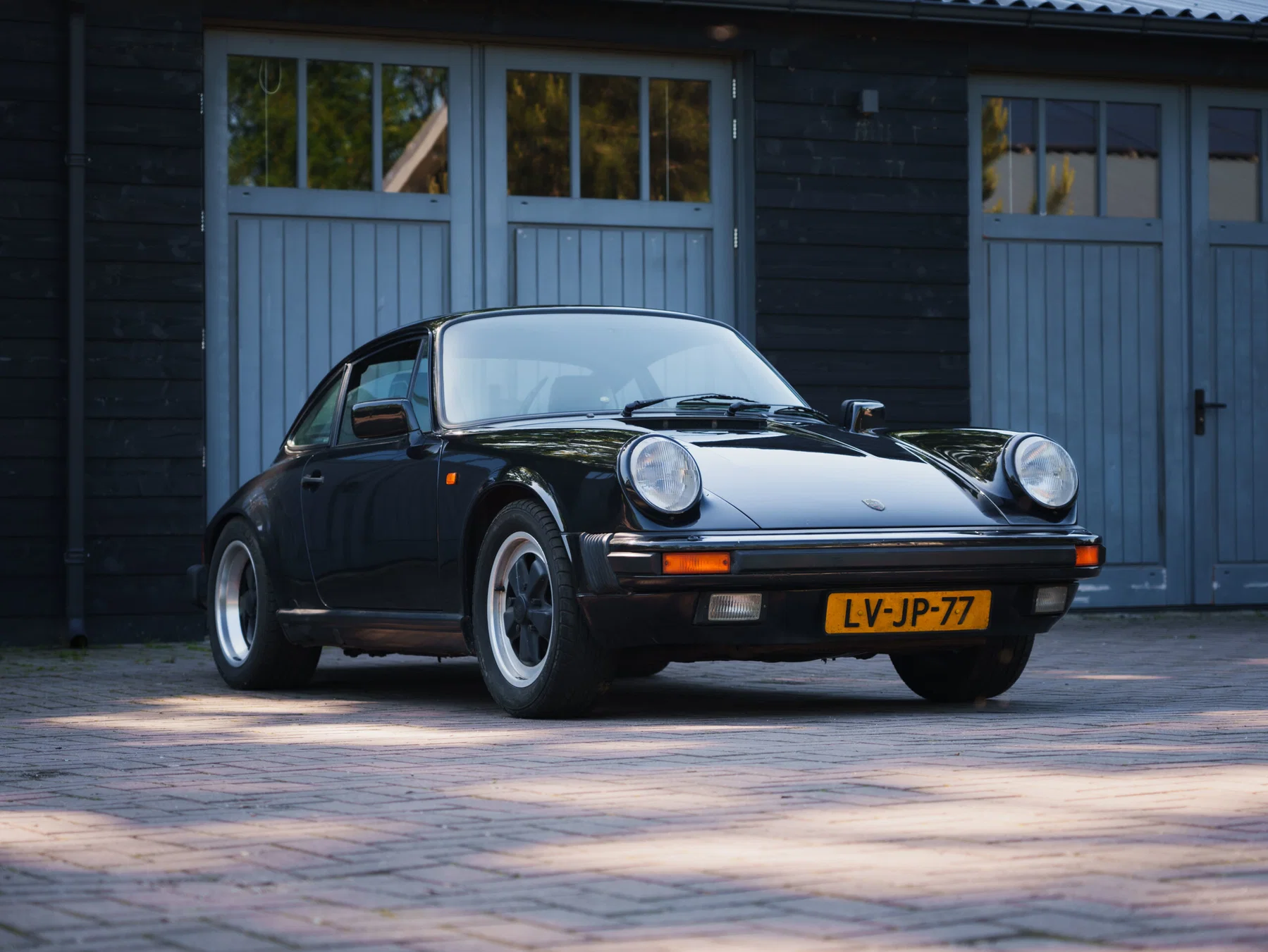 1988 Porsche 911 Carrera 3.2 In Satin Black Metallic