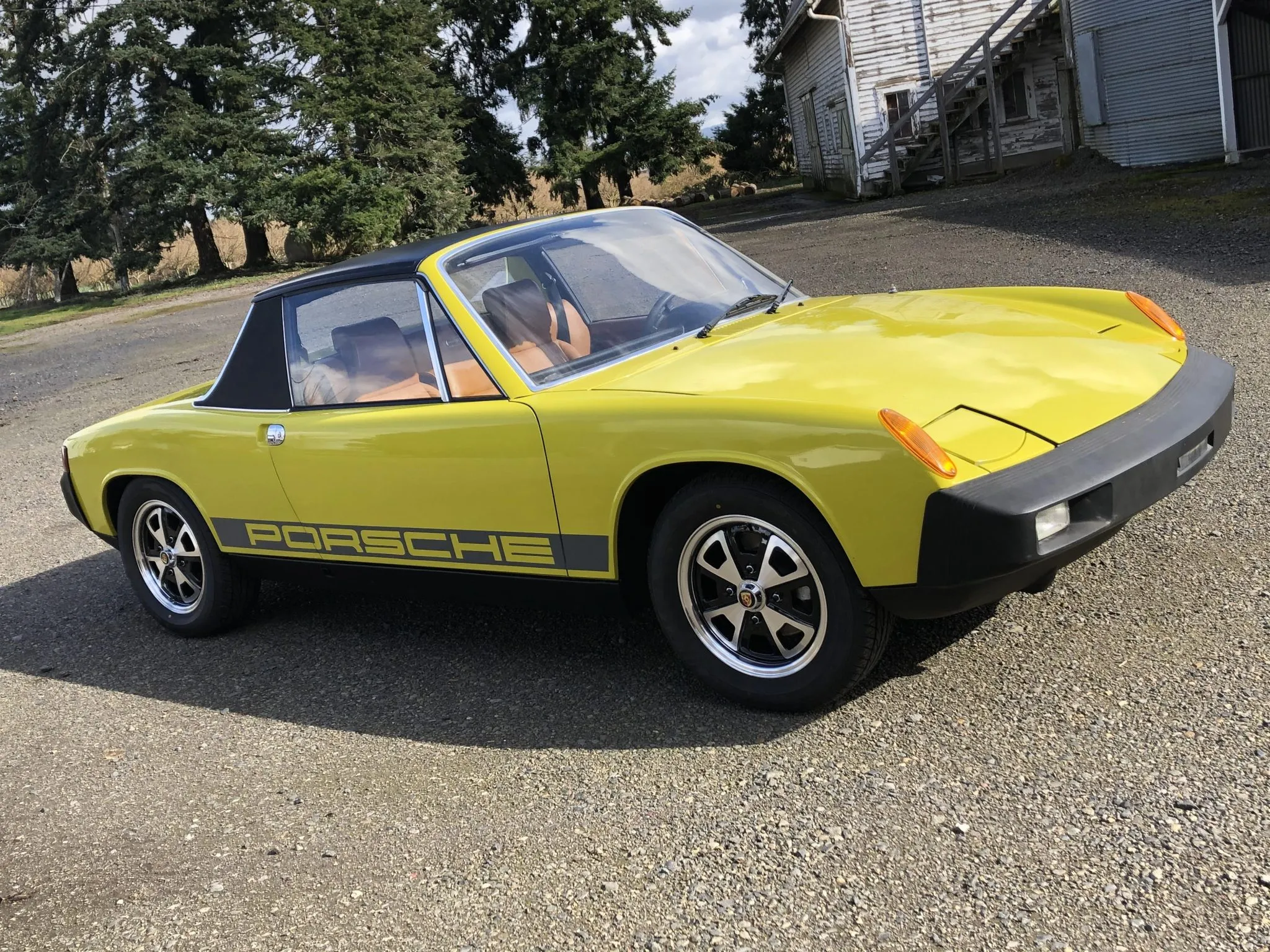 1975 Porsche 914 in Berber Yellow