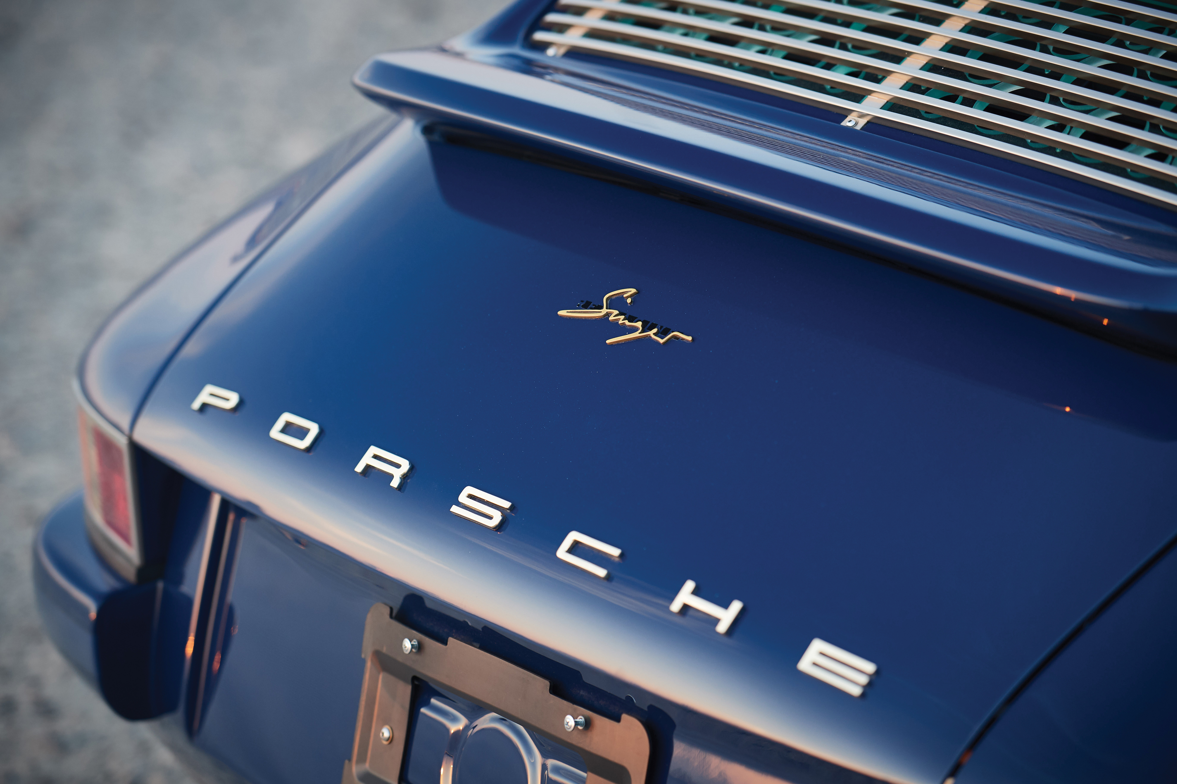 1993 Porsche 911 Carrera 2 Coupe by Singer in Midnight Blue Metallic