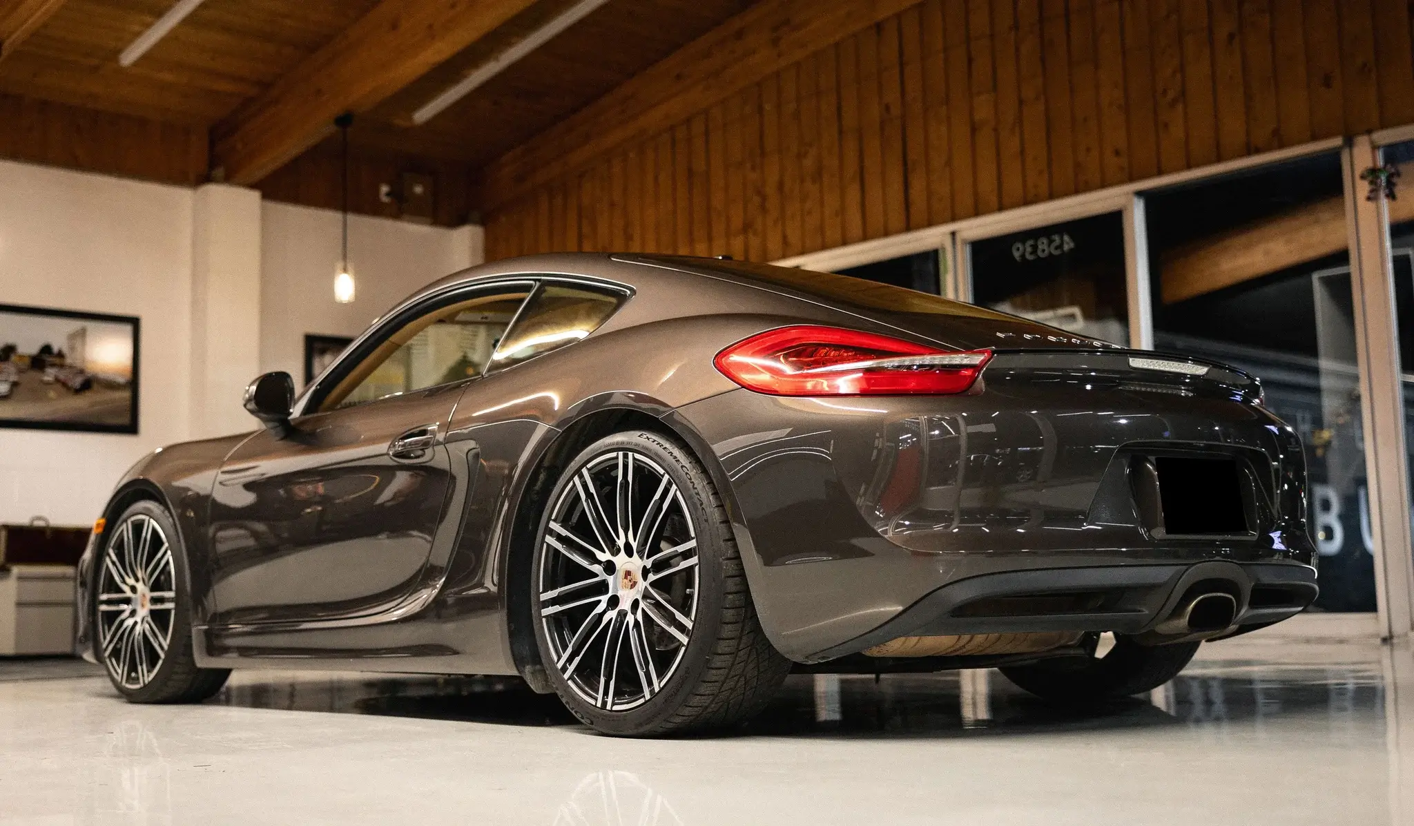 2015 Porsche Cayman in Anthracite Brown Metallic