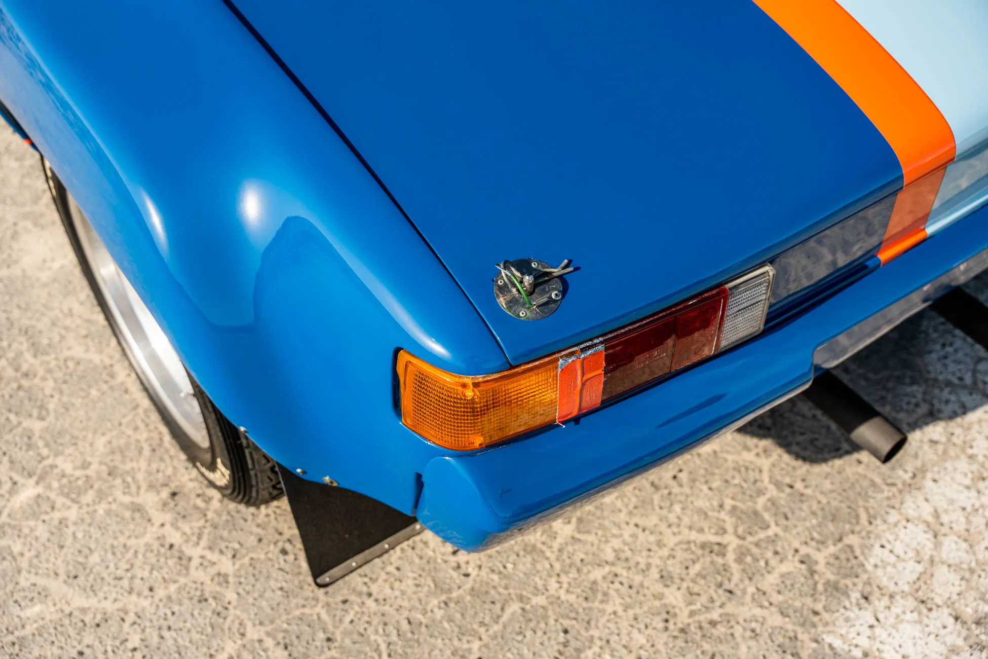 Safari-Style 1975 Porsche 914 2.7L Race Car in Laguna Blue