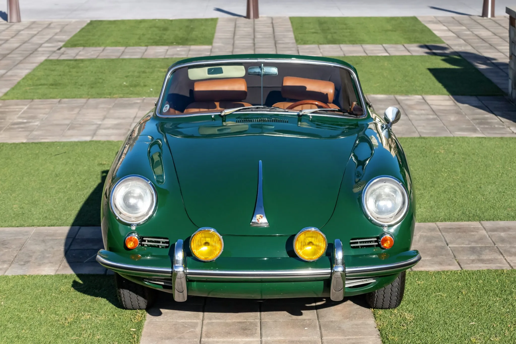 1965 Porsche 356C Cabriolet in Irish Green