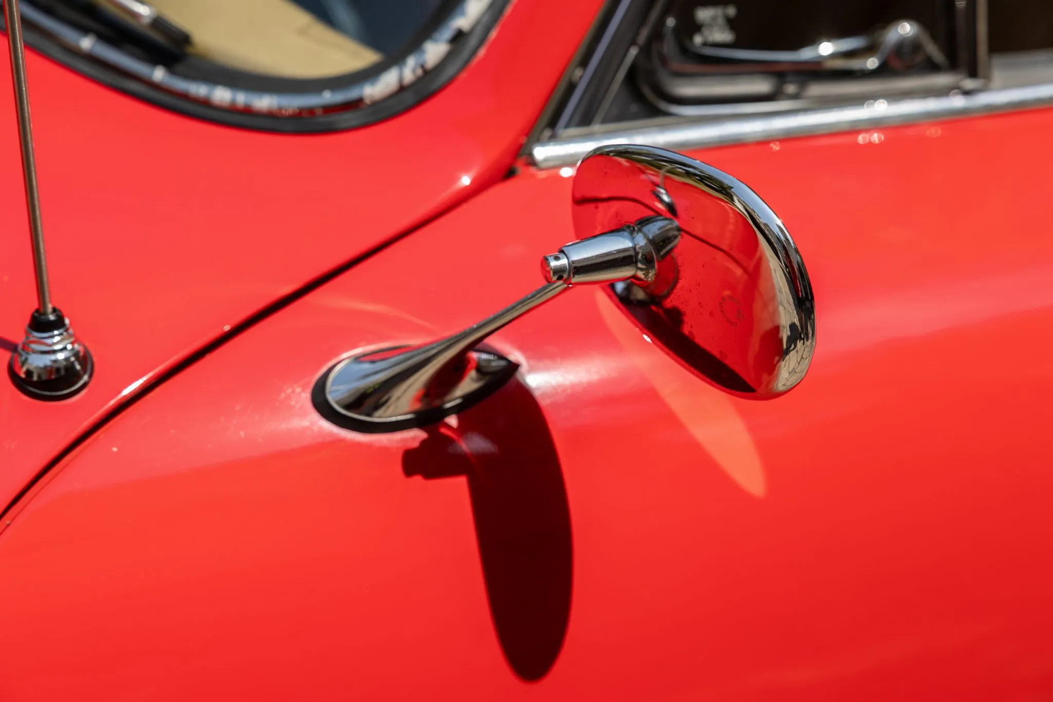 1961 Porsche 356B Karmann Notchback in Ruby Red
