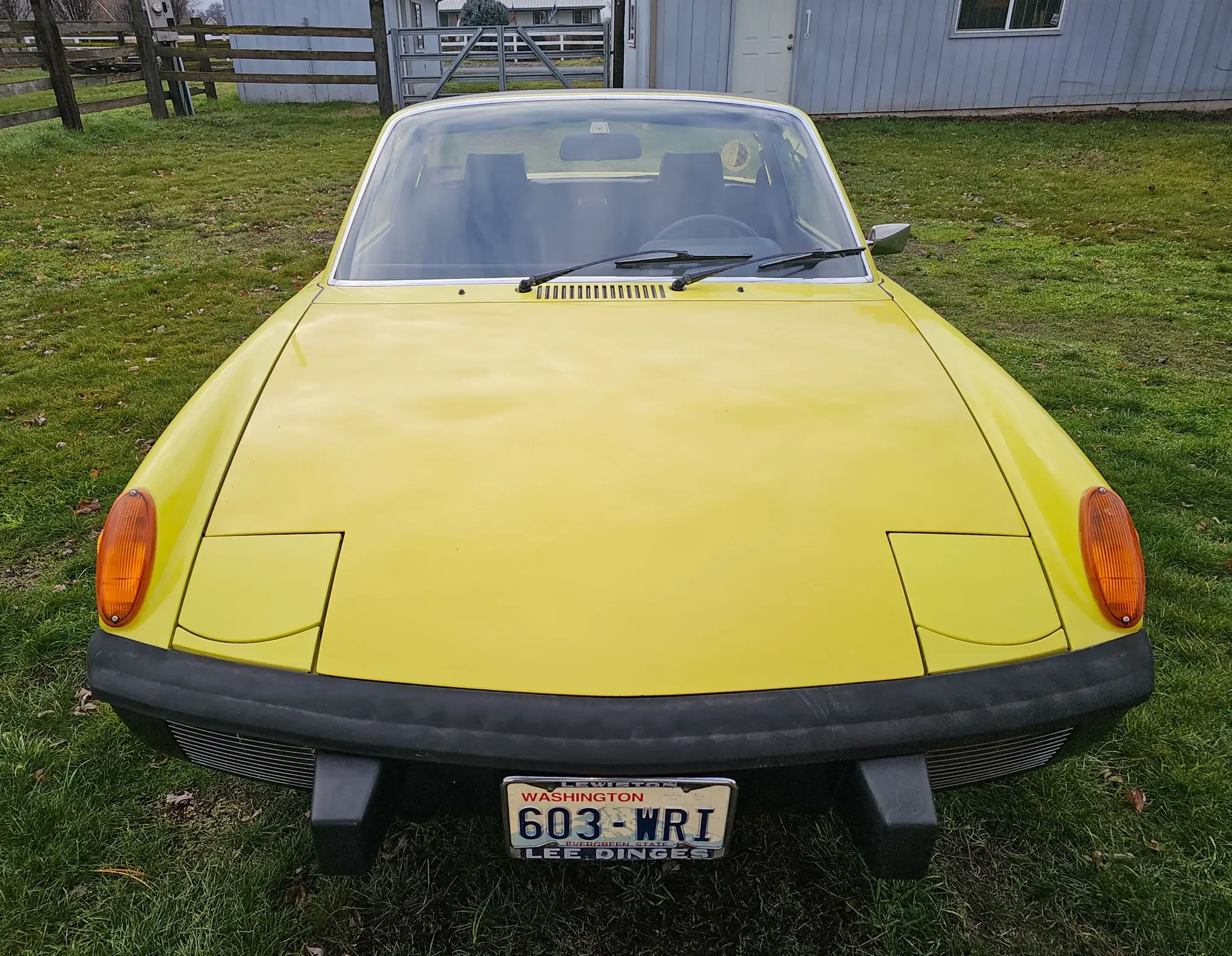 1974 Porsche 914 1.8 in Chrome Yellow