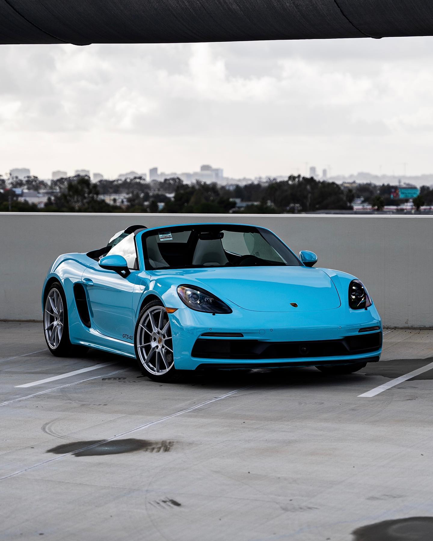 2023 Porsche718 Boxster GTS 4.0 in Olympic Blue