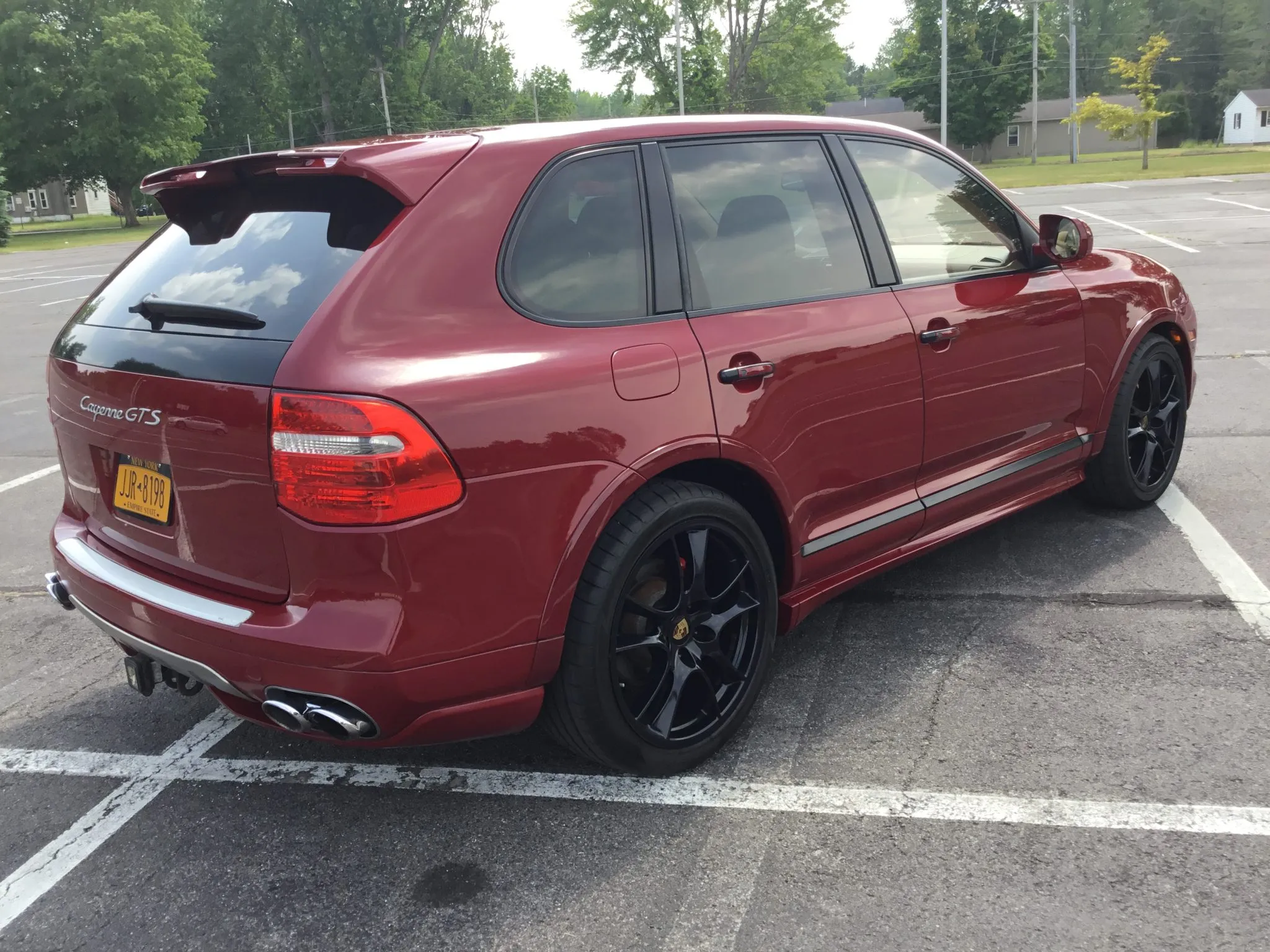 2009 Porsche Cayenne GTS in GTS Red
