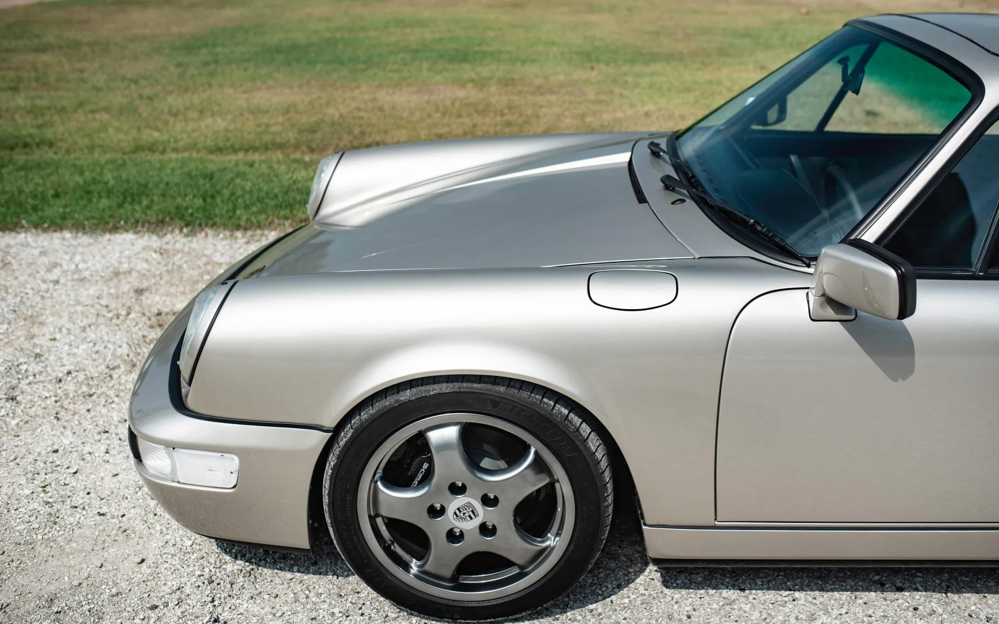 1989 Porsche 911 Carrera 4 Coupe in Linen Grey Metallic 