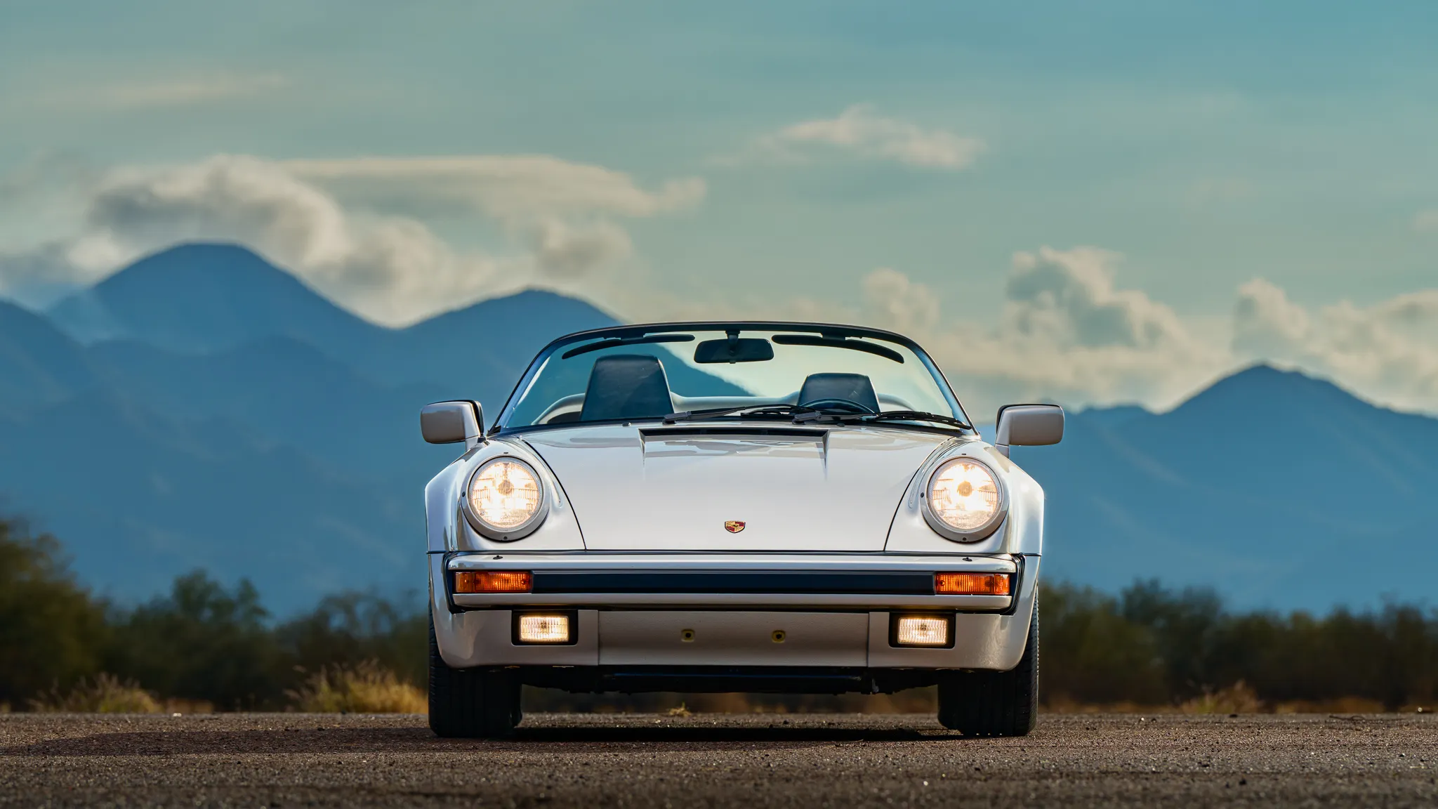 1989 Porsche 911 Speedster in Linen Metallic