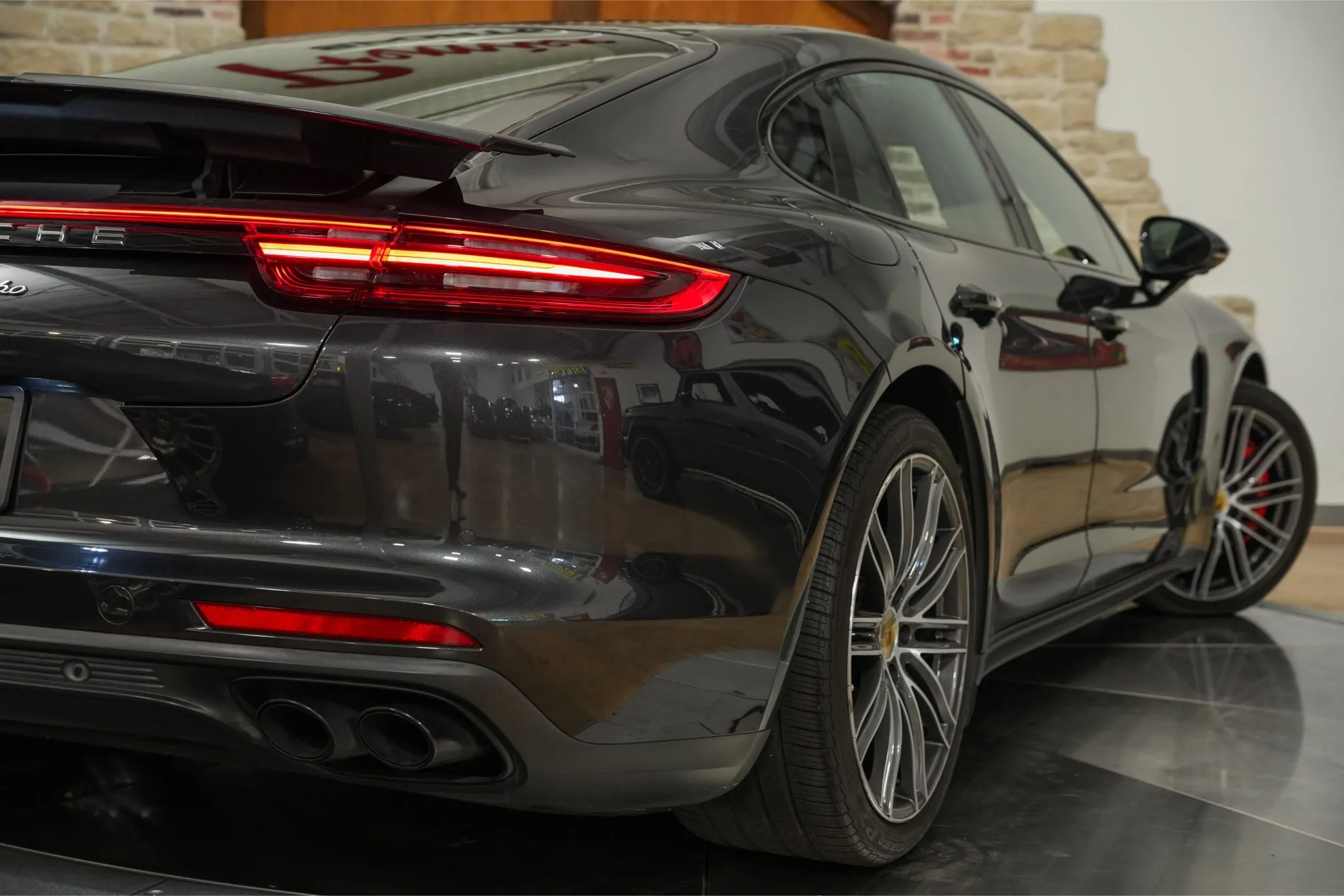 2018 Porsche Panamera Turbo in Volcano Grey Metallic