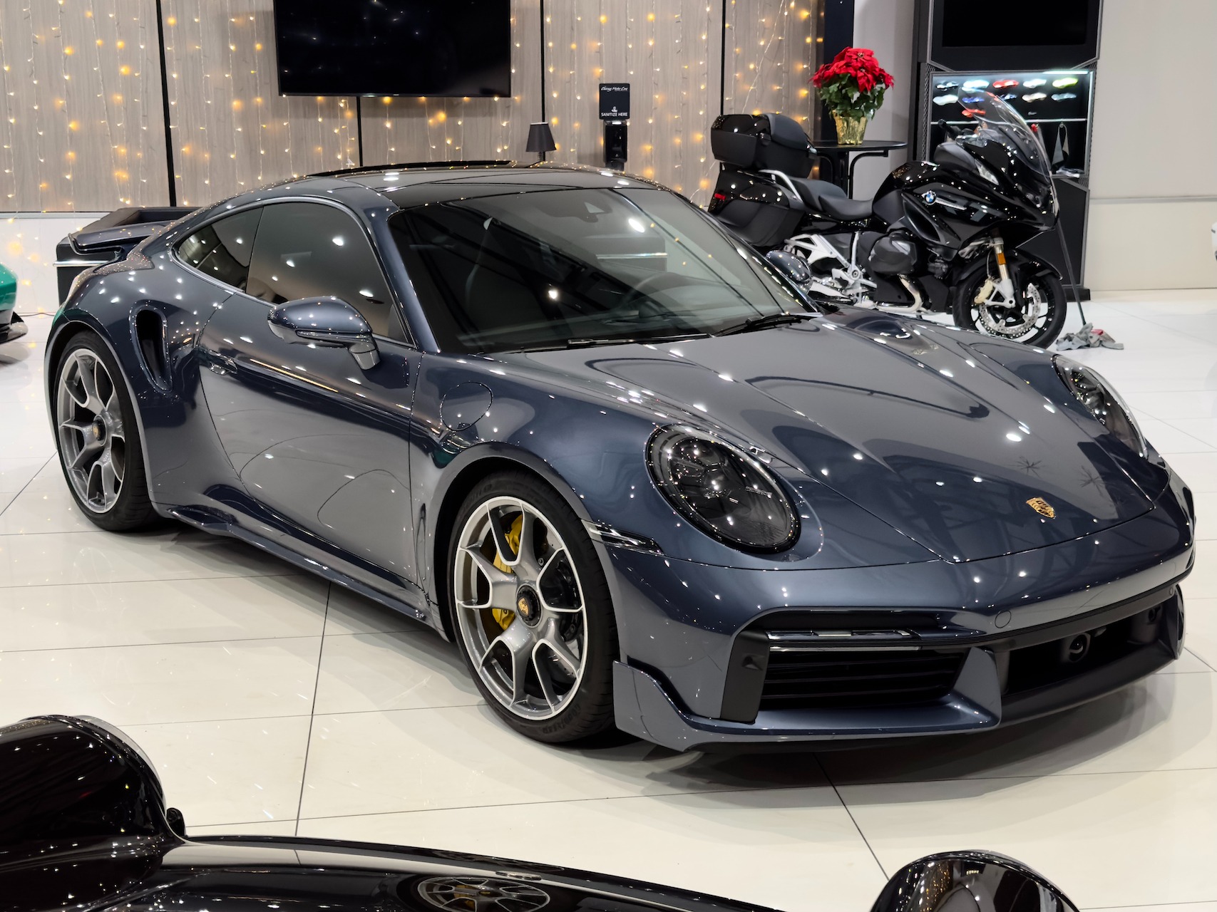 2022 Porsche 911 Turbo S Coupe in Yachting Blue Metallic 