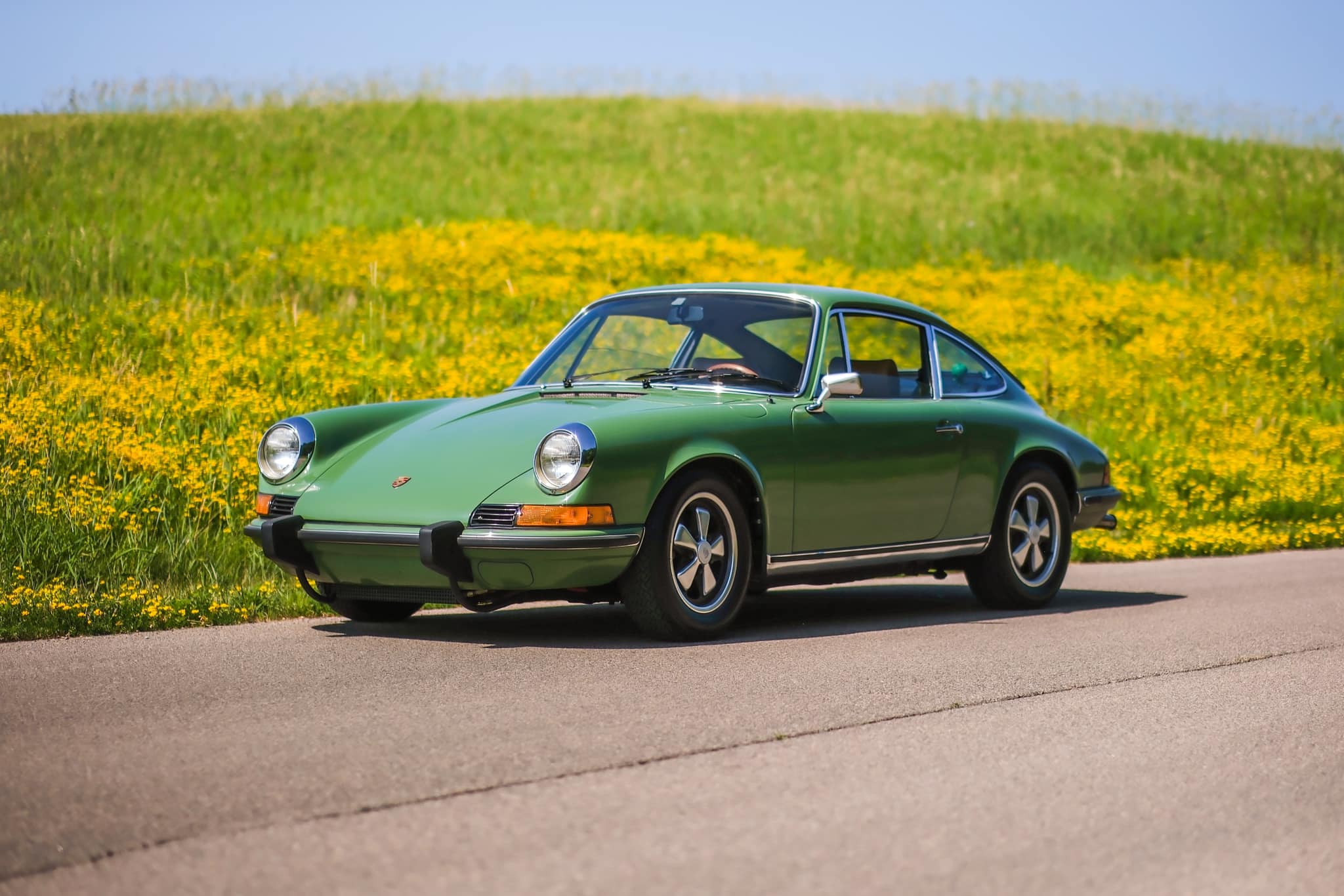 1973 Porsche 911T in Bush (Leaf) Green