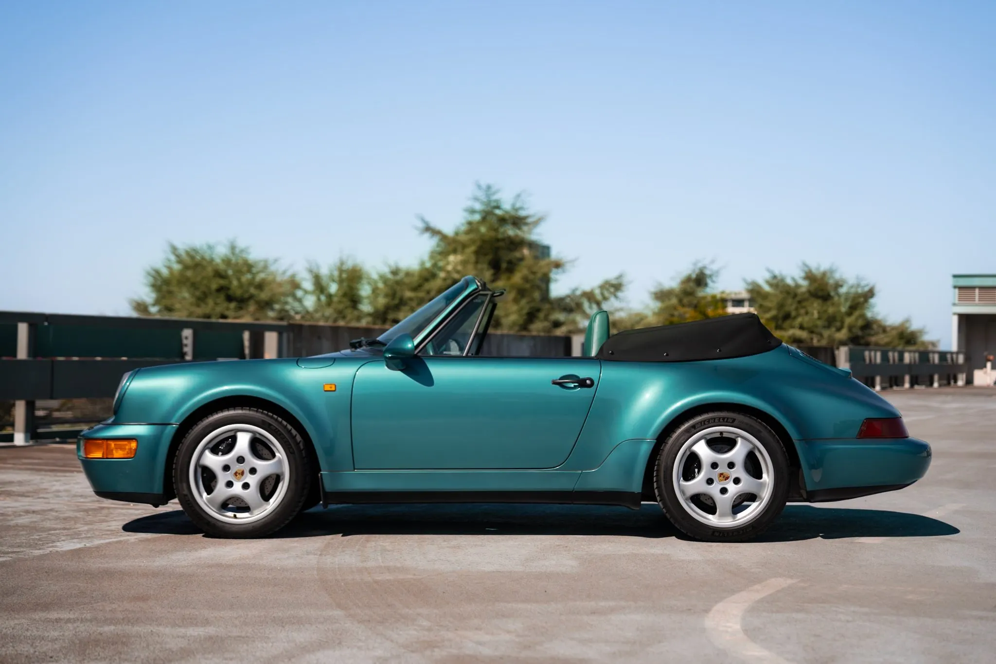 1993 Porsche 911 Carrera 2 Works Turbo Look Cabriolet in Wimbledon Green Metallic