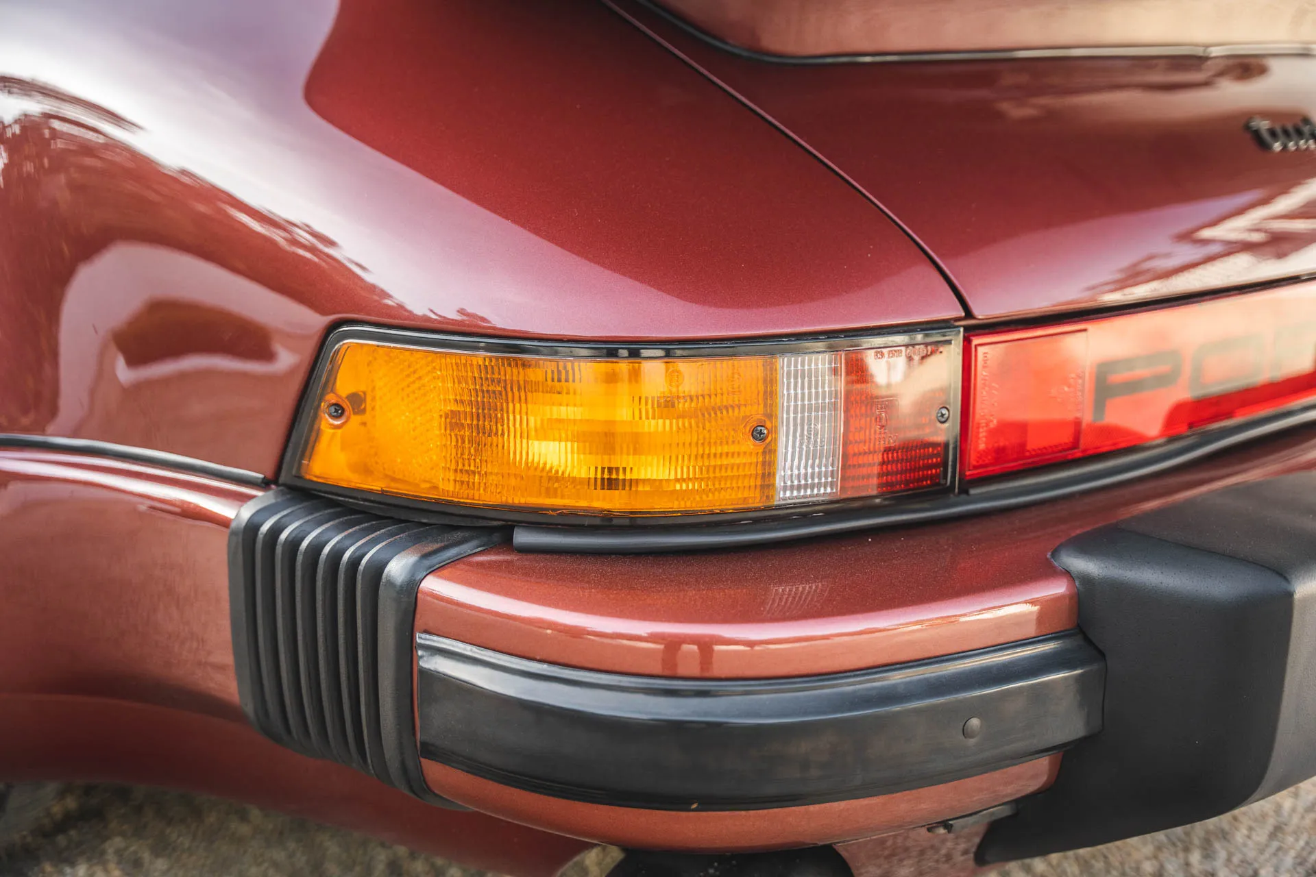 1986 Porsche 911 Turbo Coupe in Garnet Red Metallic